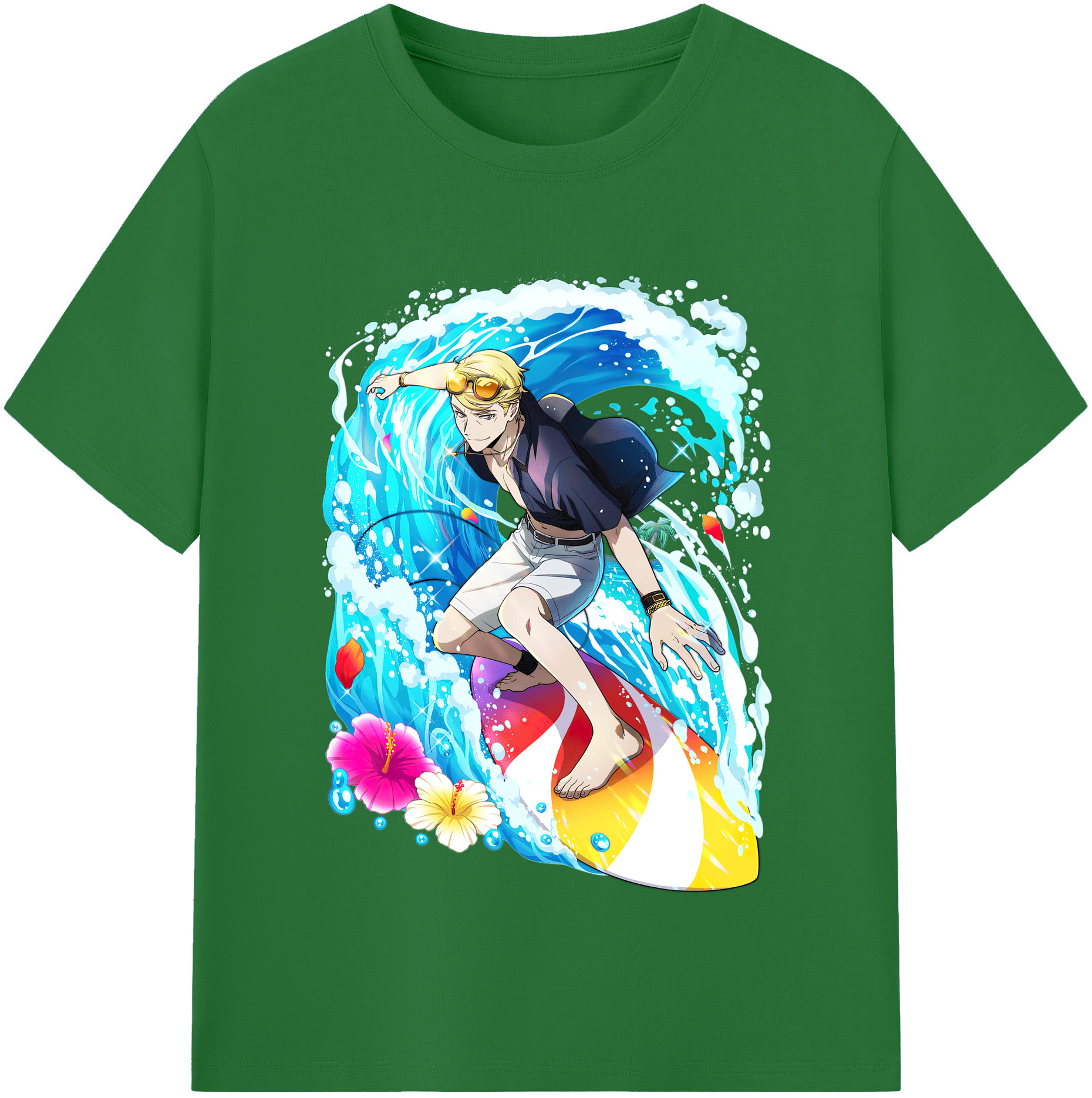 （画像用） 文豪ストレイドッグス Bungo Stray Dogs 綿100％半袖Tシャツ（フロントプリント）