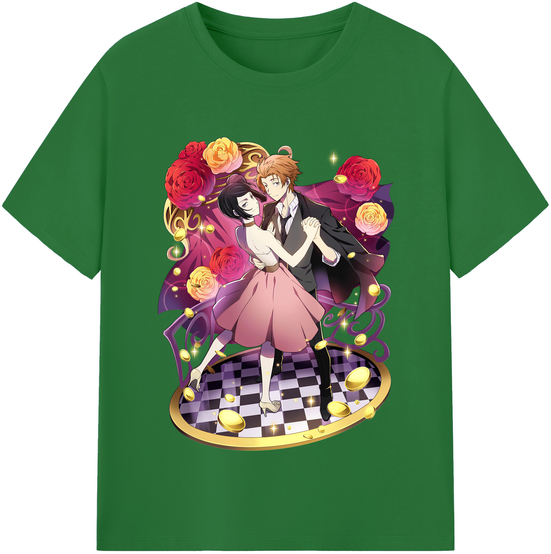 （画像用） 文豪ストレイドッグス Bungo Stray Dogs 綿100％半袖Tシャツ（フロントプリント）