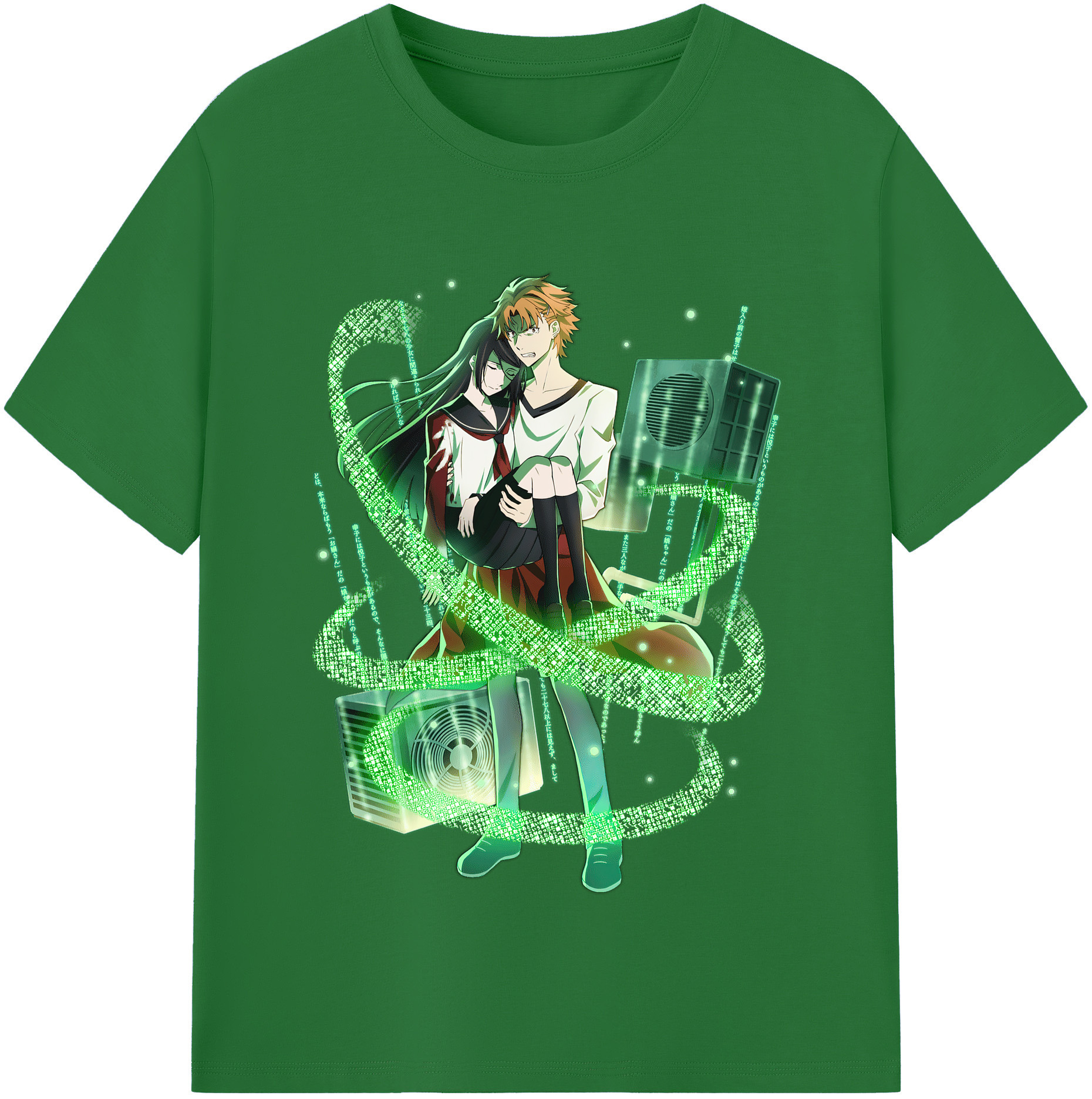 （画像用） 文豪ストレイドッグス Bungo Stray Dogs 綿100％半袖Tシャツ（フロントプリント）