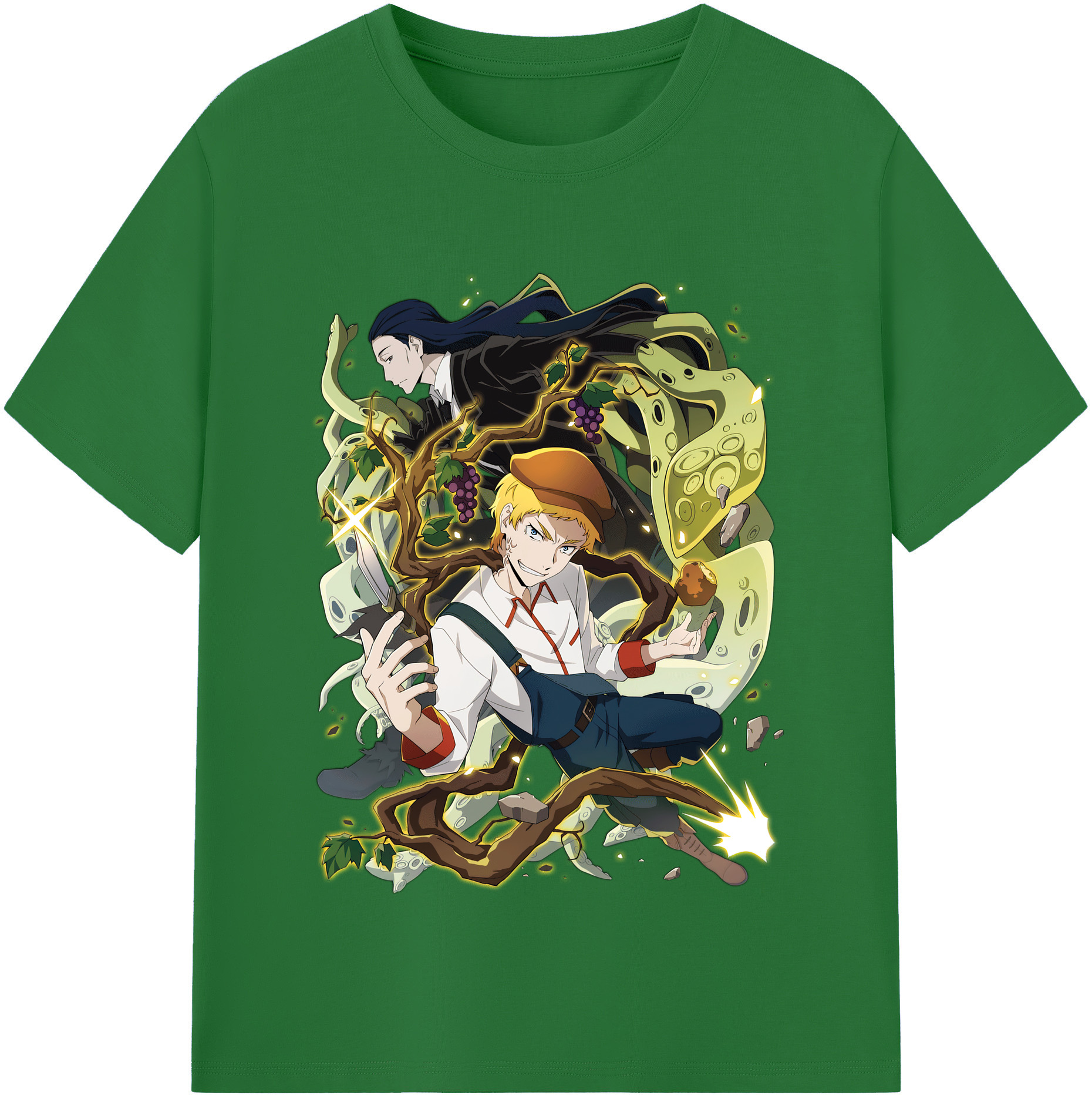 （画像用） 文豪ストレイドッグス Bungo Stray Dogs 綿100％半袖Tシャツ（フロントプリント）