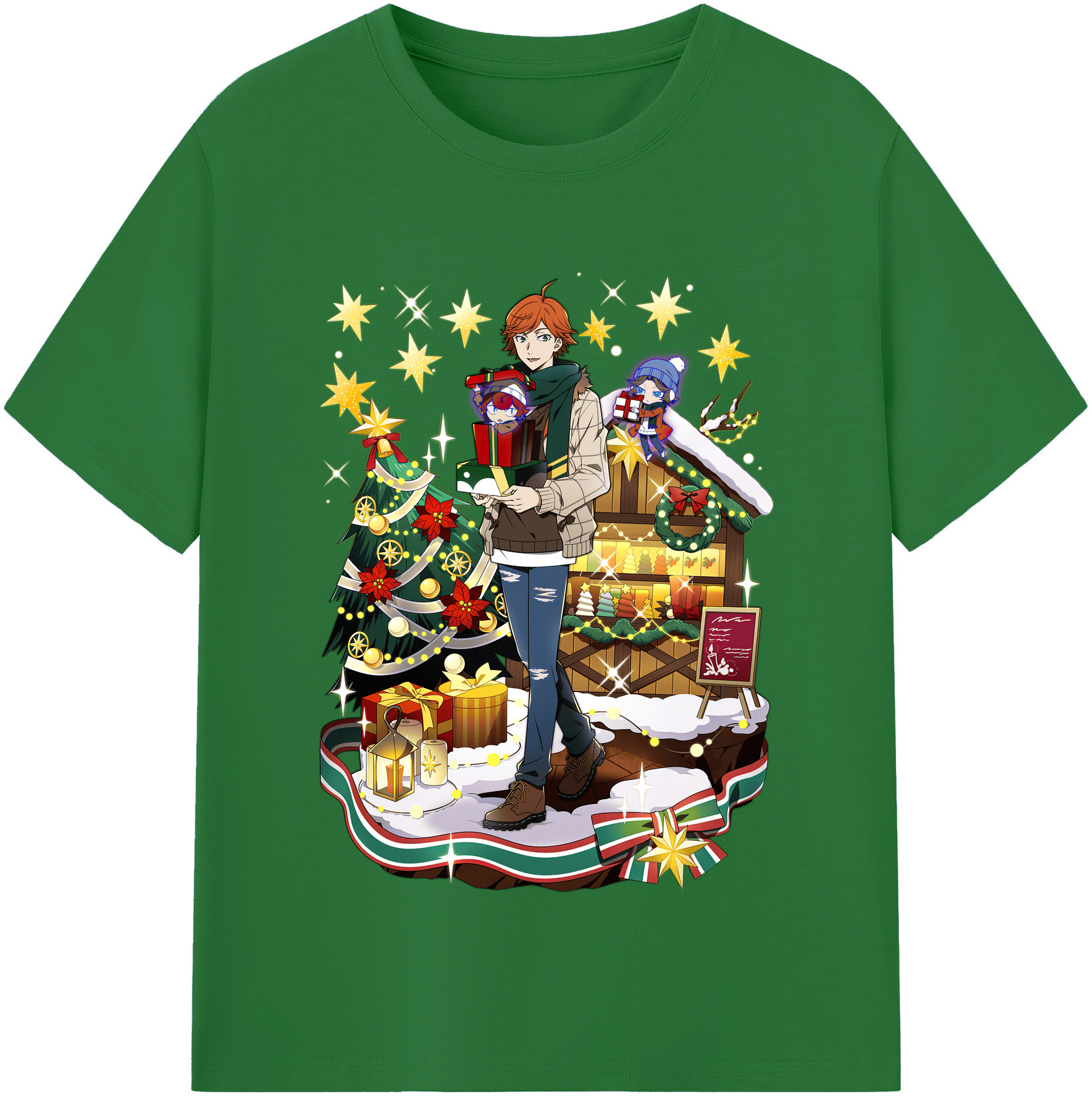（画像用） 文豪ストレイドッグス Bungo Stray Dogs 綿100％半袖Tシャツ（フロントプリント）