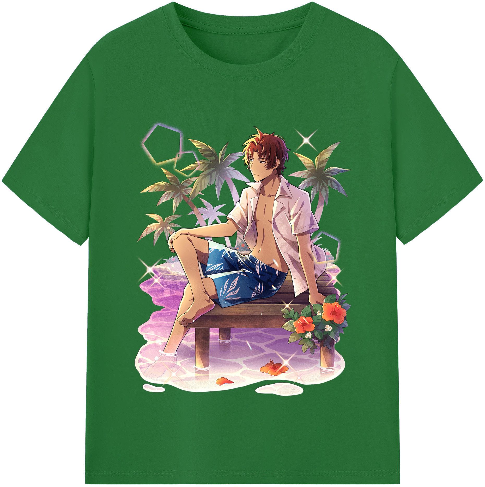 （画像用） 文豪ストレイドッグス Bungo Stray Dogs 綿100％半袖Tシャツ（フロントプリント）