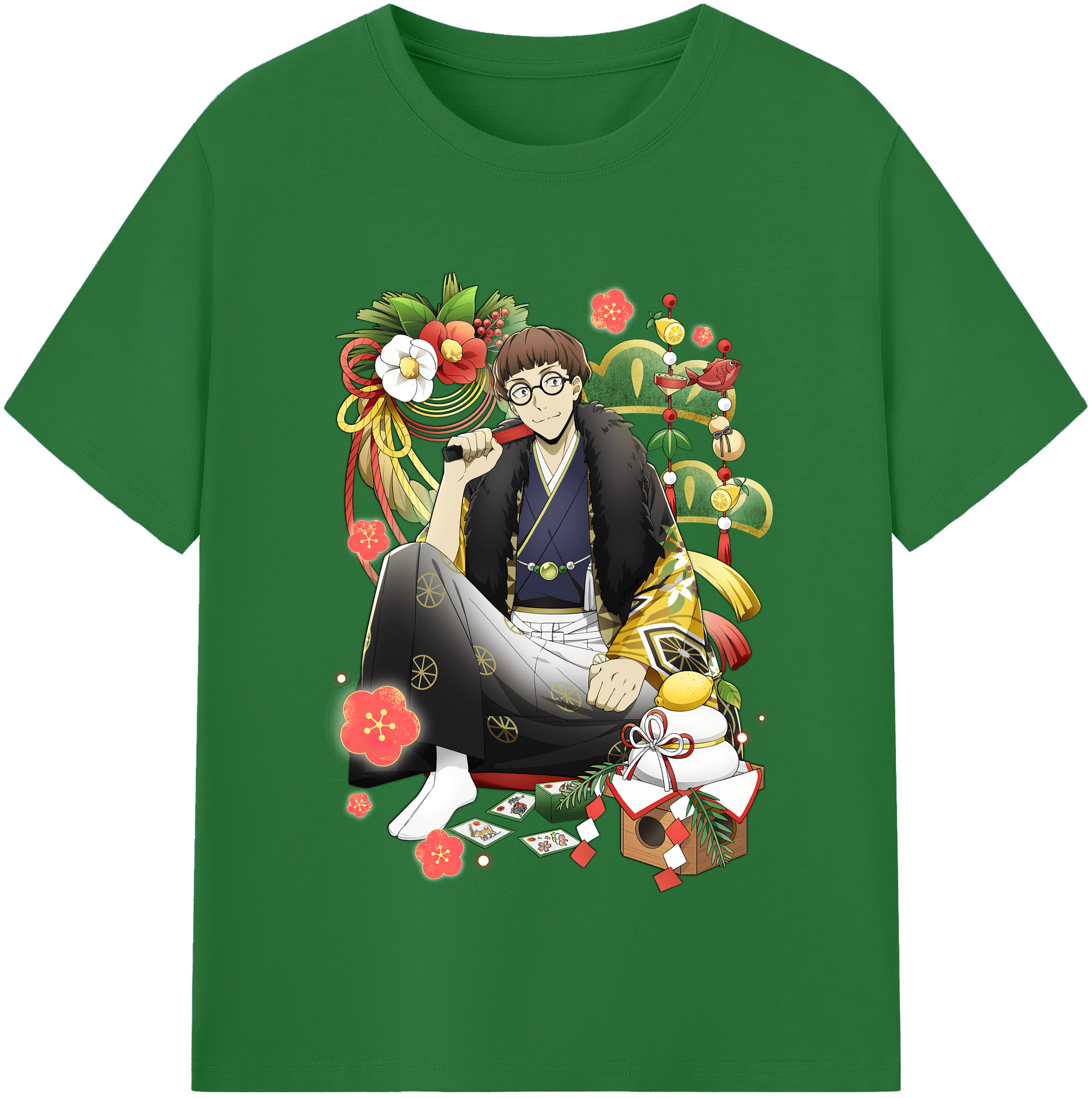 （画像用） 文豪ストレイドッグス Bungo Stray Dogs 綿100％半袖Tシャツ（フロントプリント）