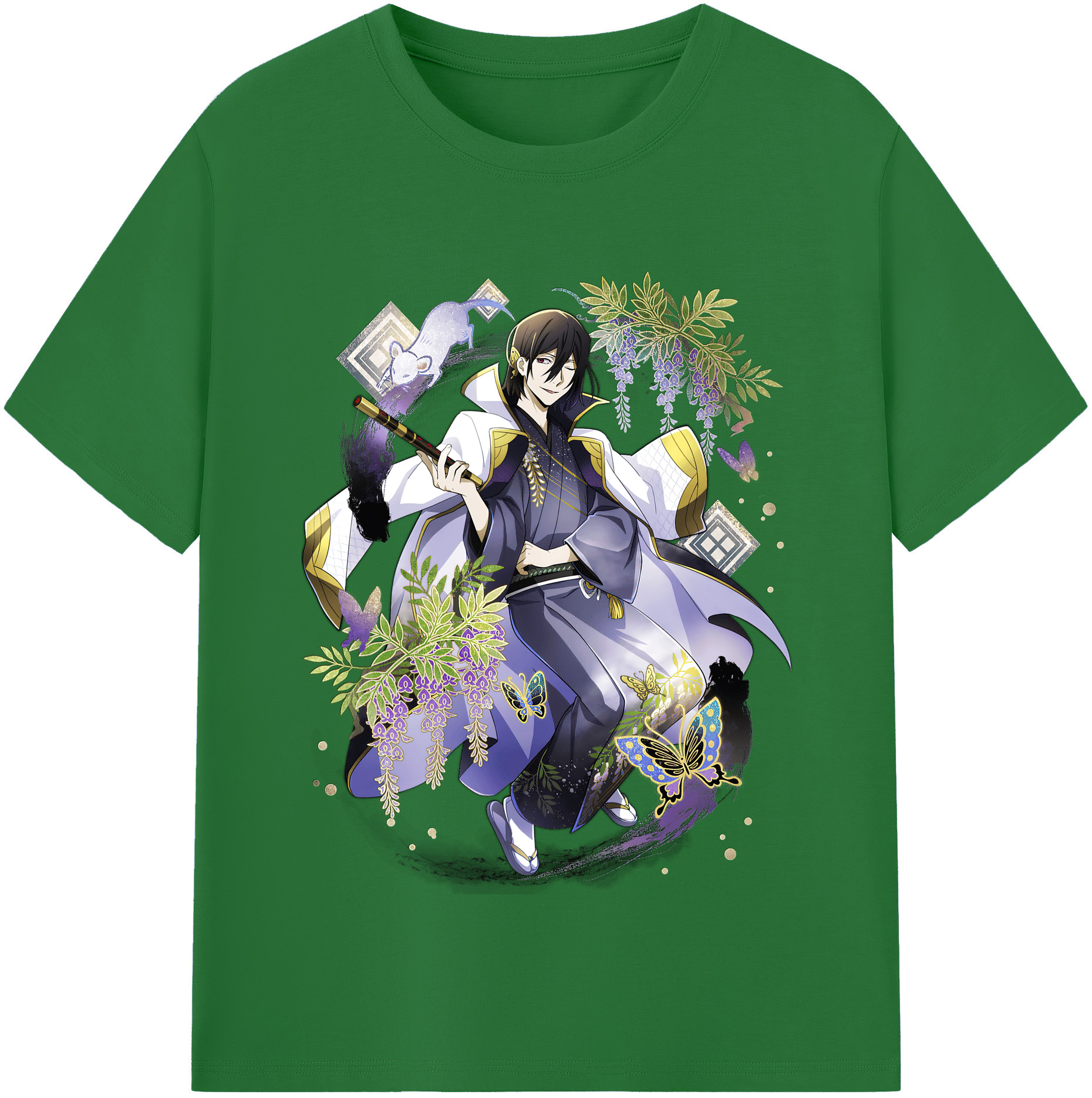 （画像用） 文豪ストレイドッグス Bungo Stray Dogs 綿100％半袖Tシャツ（フロントプリント）