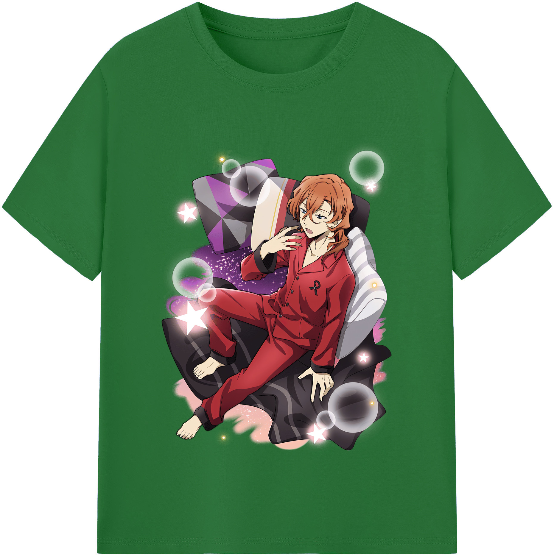 （画像用） 文豪ストレイドッグス Bungo Stray Dogs 綿100％半袖Tシャツ（フロントプリント）