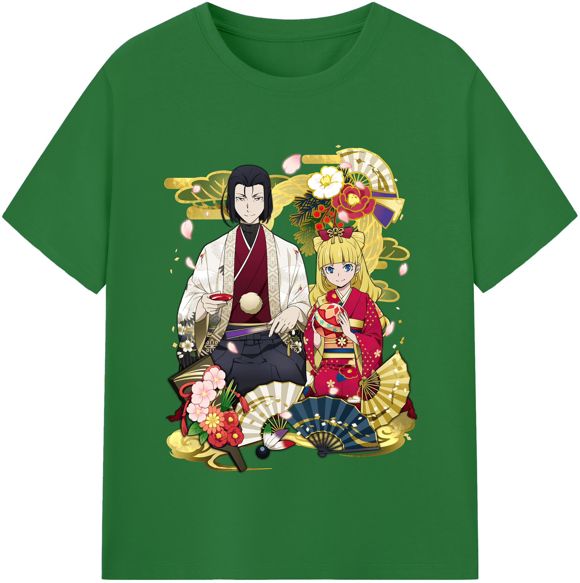 （画像用） 文豪ストレイドッグス Bungo Stray Dogs 綿100％半袖Tシャツ（フロントプリント）