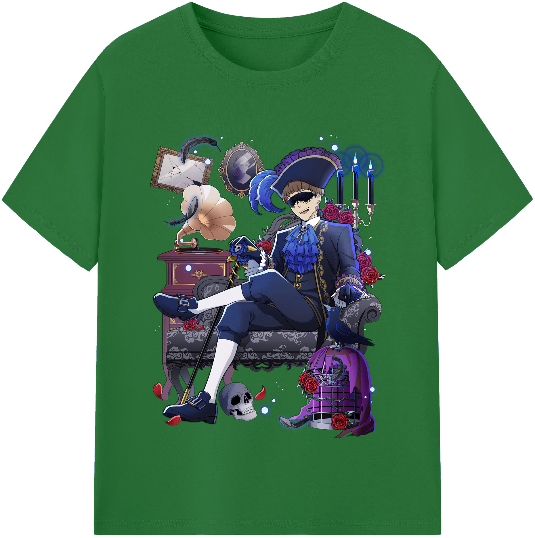 （画像用） 文豪ストレイドッグス Bungo Stray Dogs 綿100％半袖Tシャツ（フロントプリント）