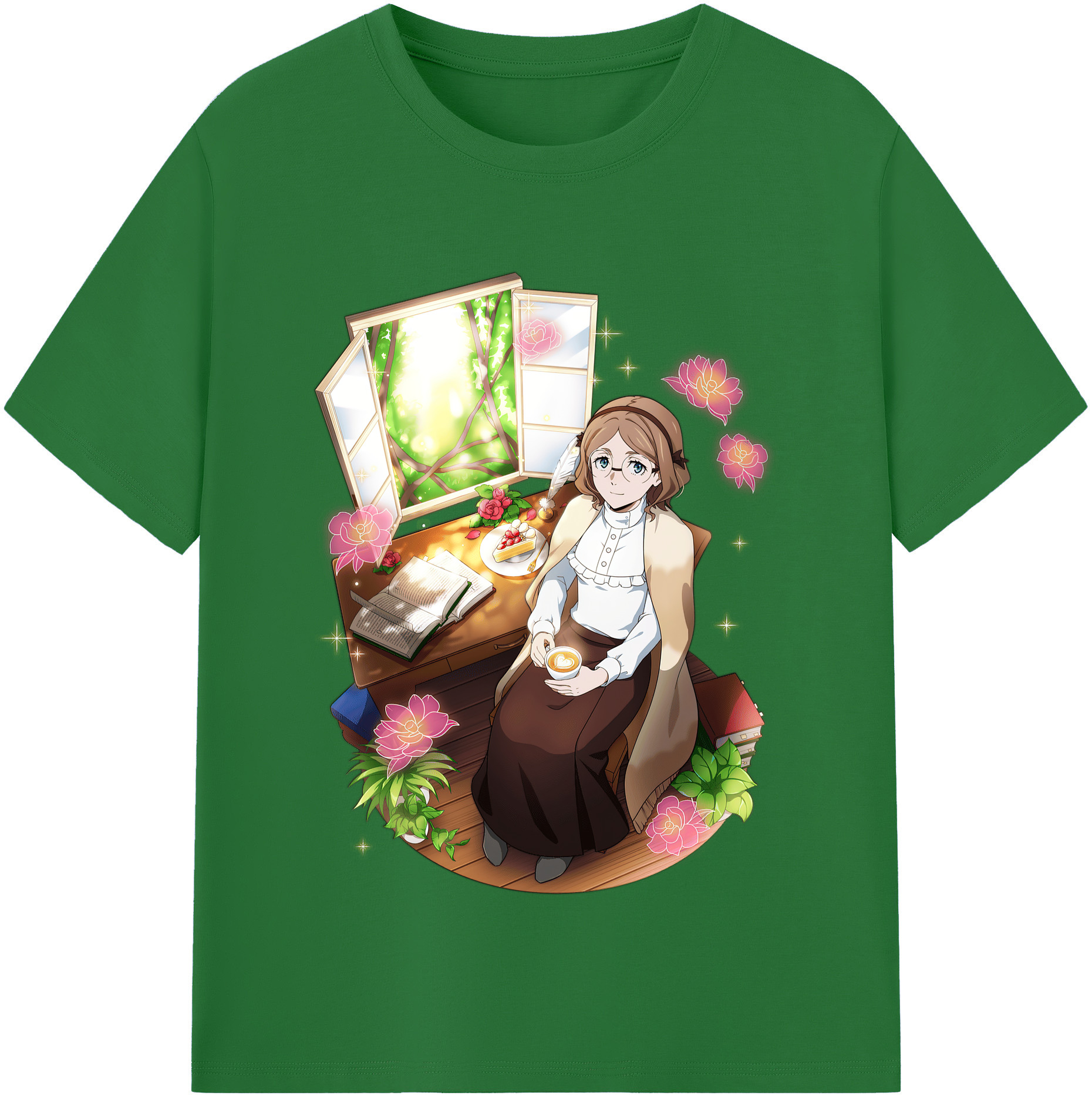 （画像用） 文豪ストレイドッグス Bungo Stray Dogs 綿100％半袖Tシャツ（フロントプリント）