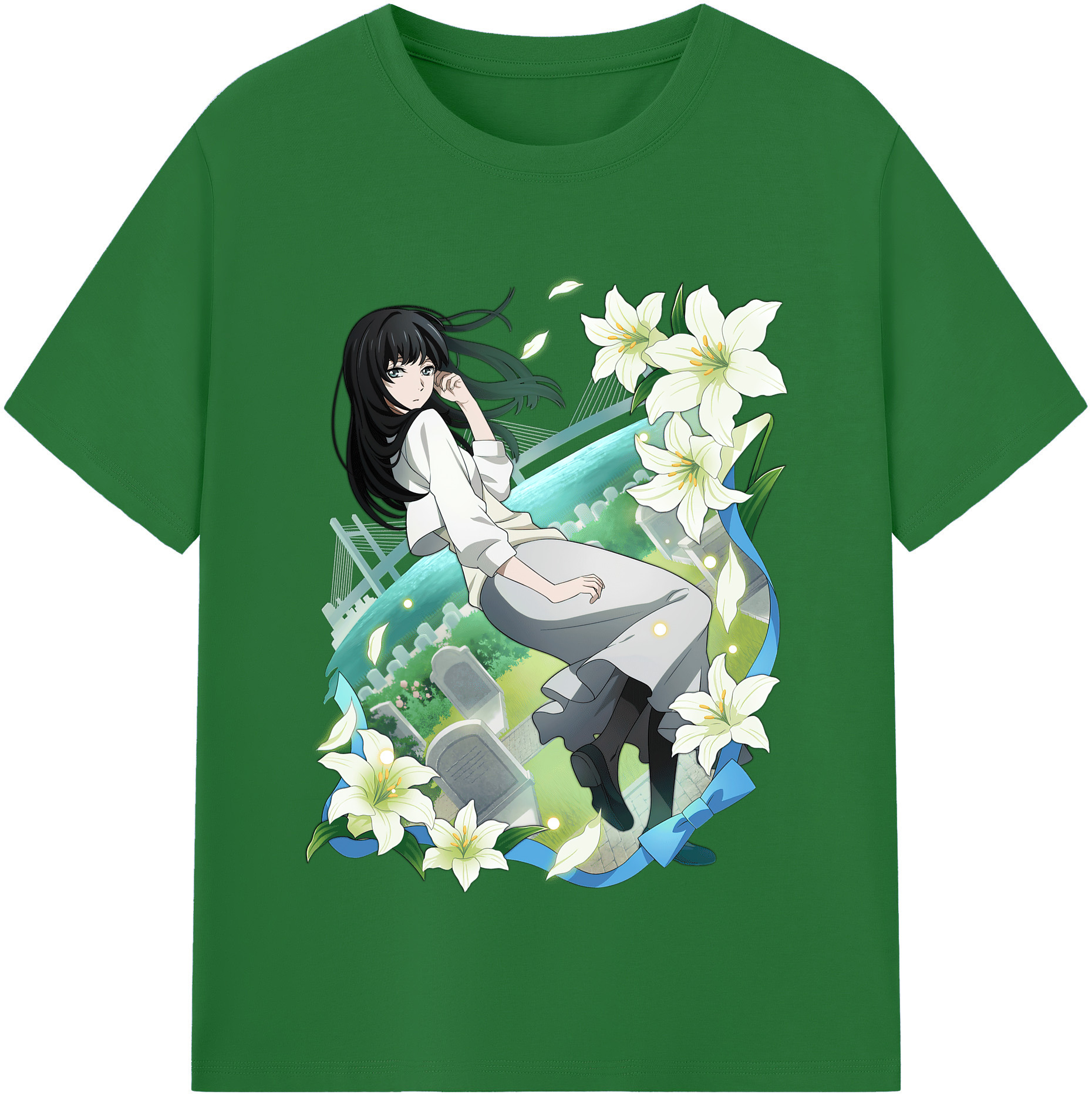 （画像用） 文豪ストレイドッグス Bungo Stray Dogs 綿100％半袖Tシャツ（フロントプリント）