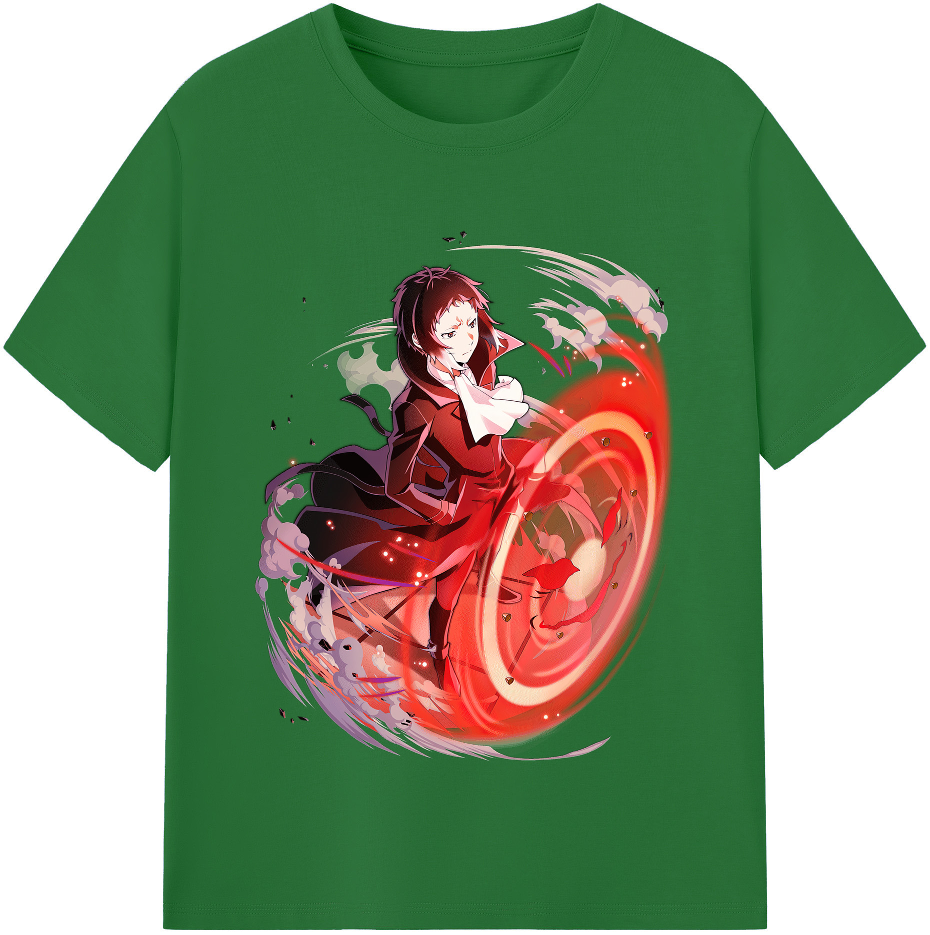 （画像用） 文豪ストレイドッグス Bungo Stray Dogs 綿100％半袖Tシャツ（フロントプリント）