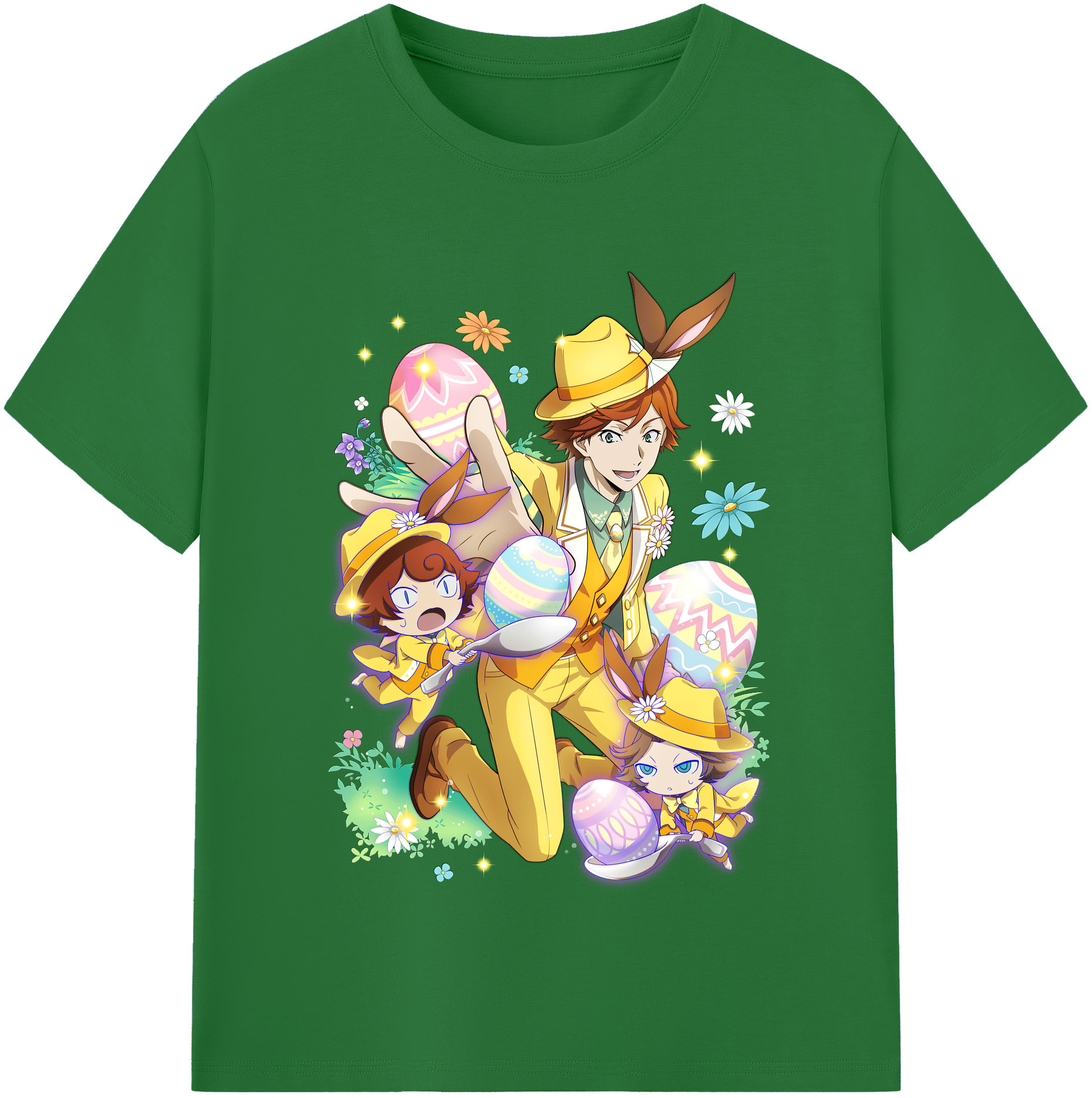 （画像用） 文豪ストレイドッグス Bungo Stray Dogs 綿100％半袖Tシャツ（フロントプリント）