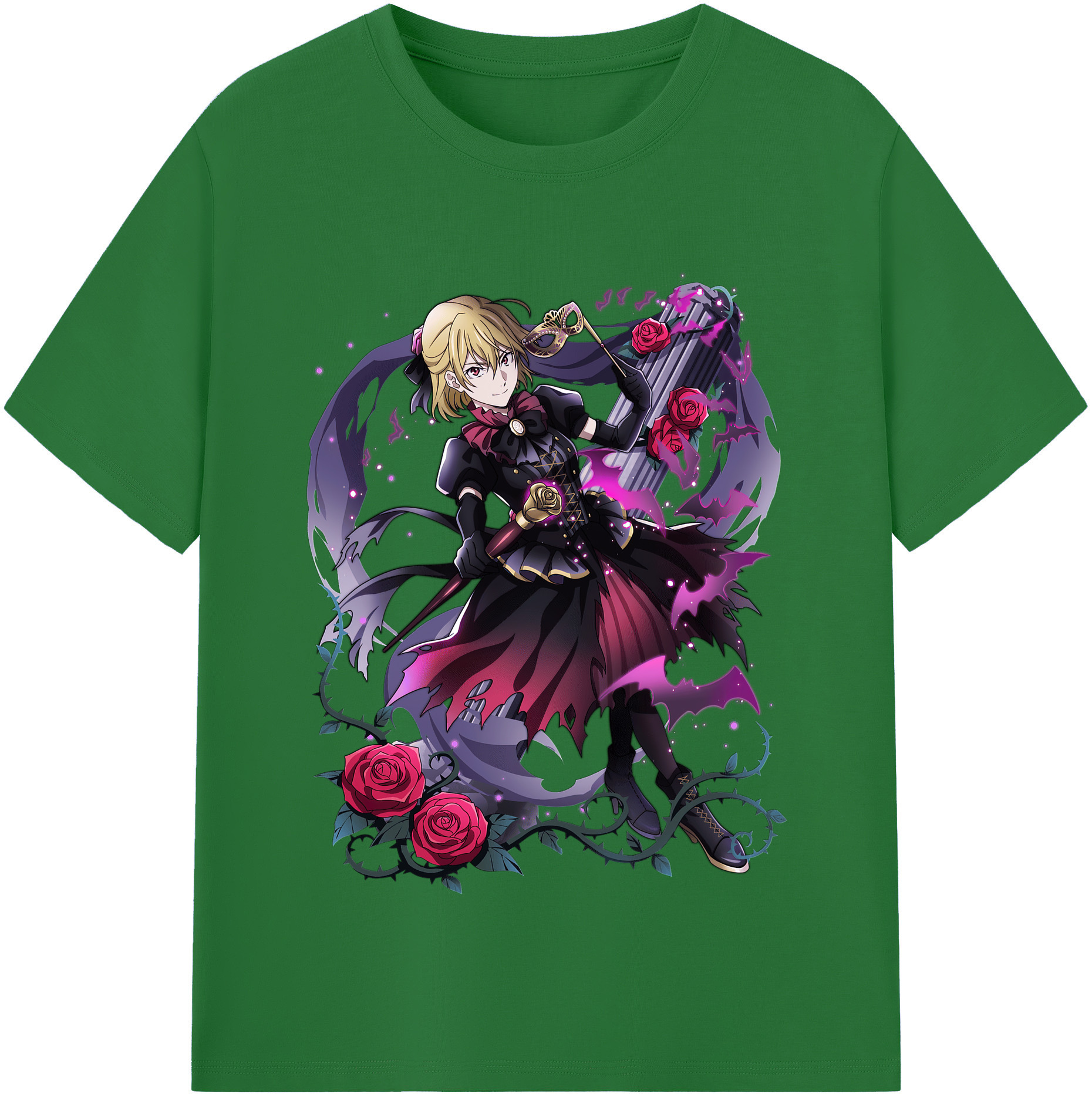 （画像用） 文豪ストレイドッグス Bungo Stray Dogs 綿100％半袖Tシャツ（フロントプリント）