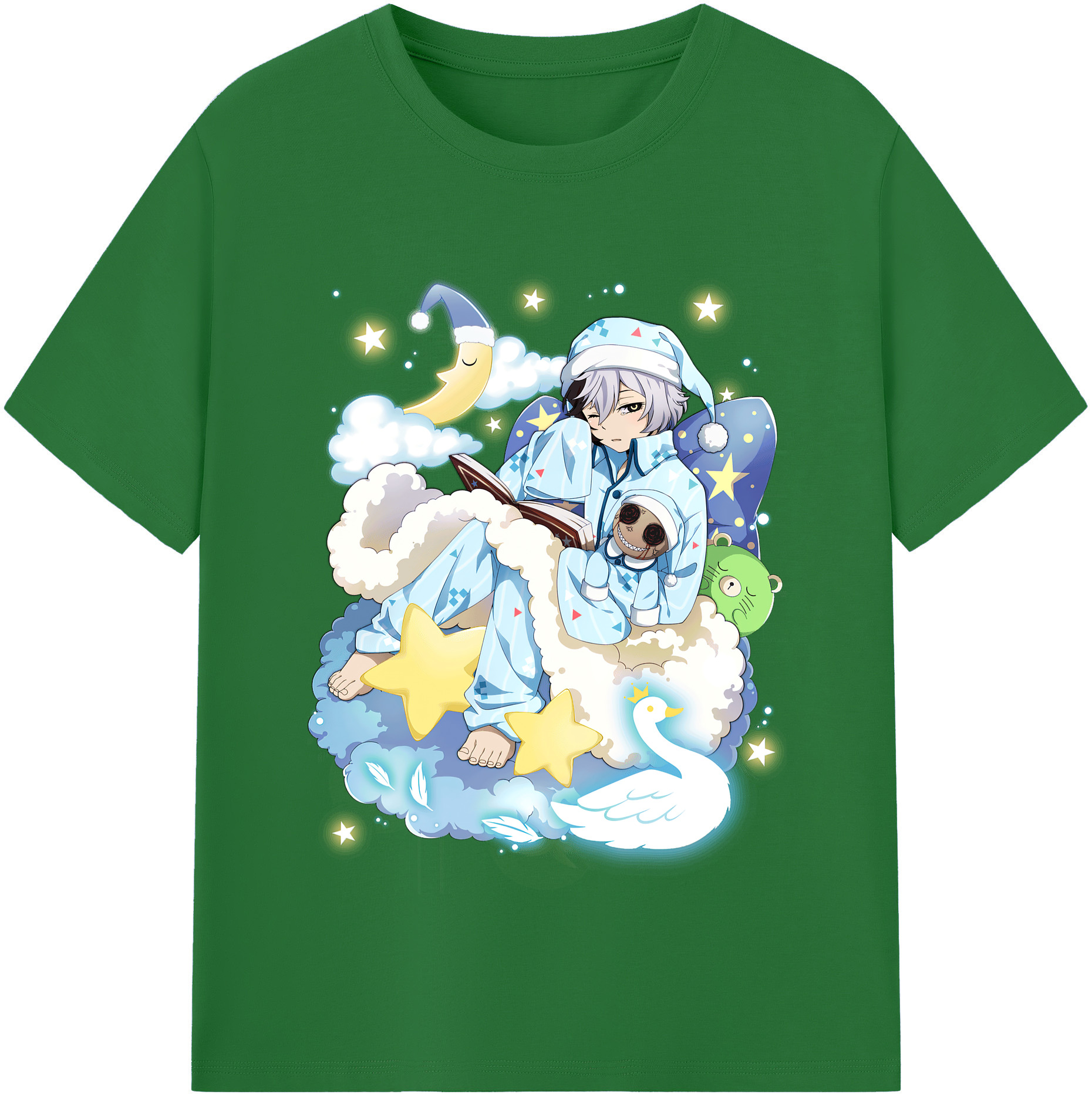 （画像用） 文豪ストレイドッグス Bungo Stray Dogs 綿100％半袖Tシャツ（フロントプリント）