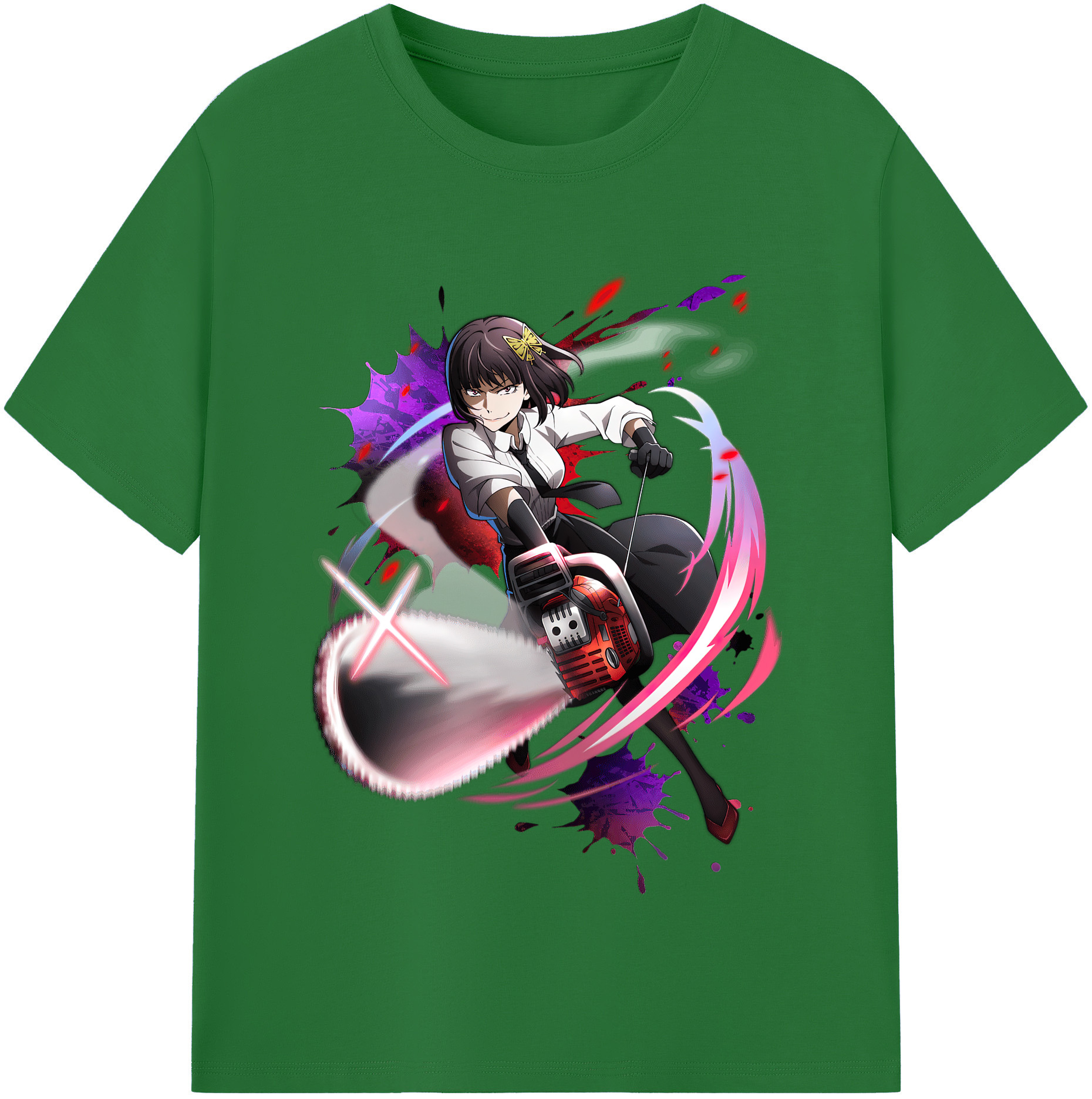 （画像用） 文豪ストレイドッグス Bungo Stray Dogs 綿100％半袖Tシャツ（フロントプリント）