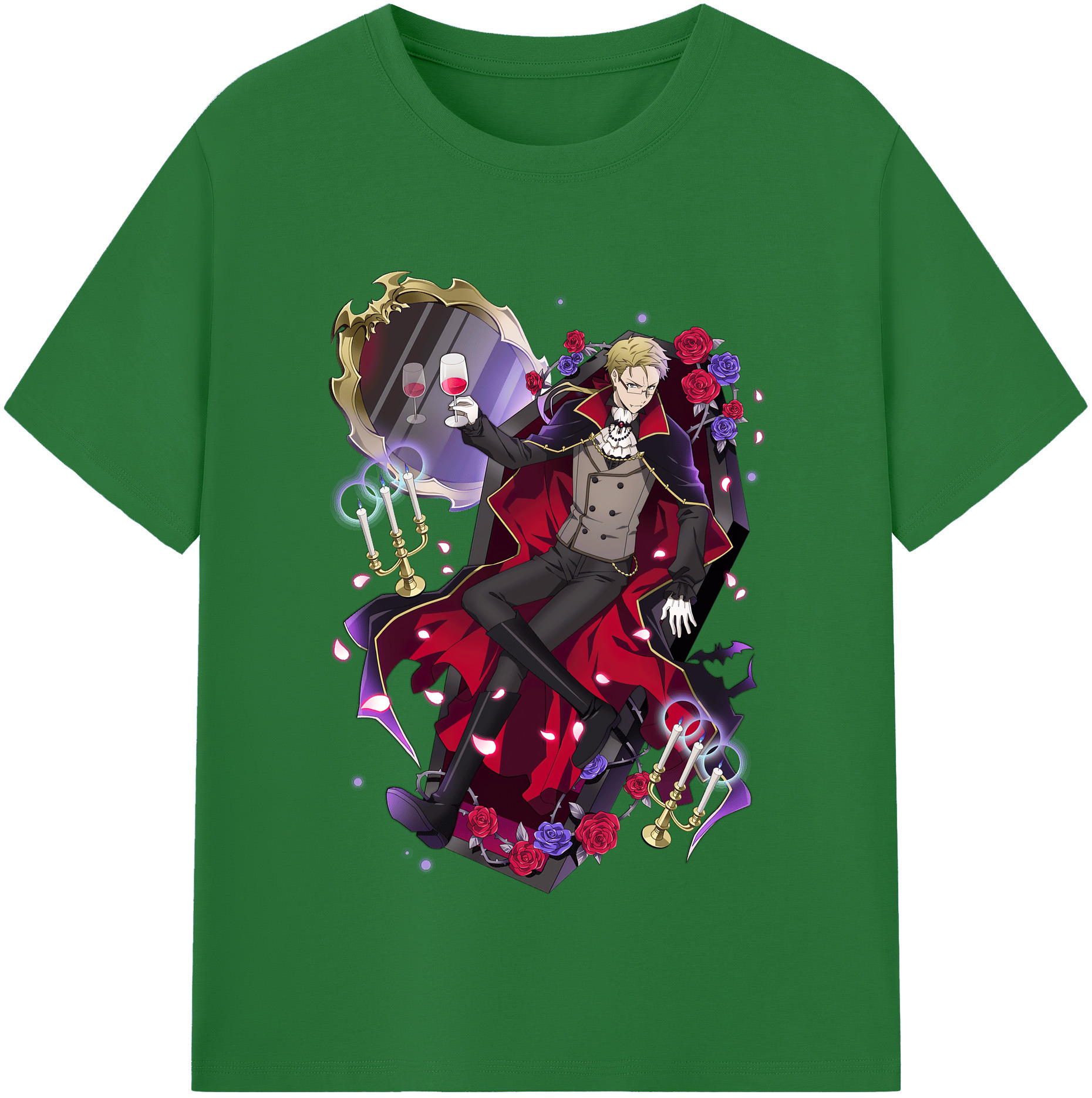 （画像用） 文豪ストレイドッグス Bungo Stray Dogs 綿100％半袖Tシャツ（フロントプリント）