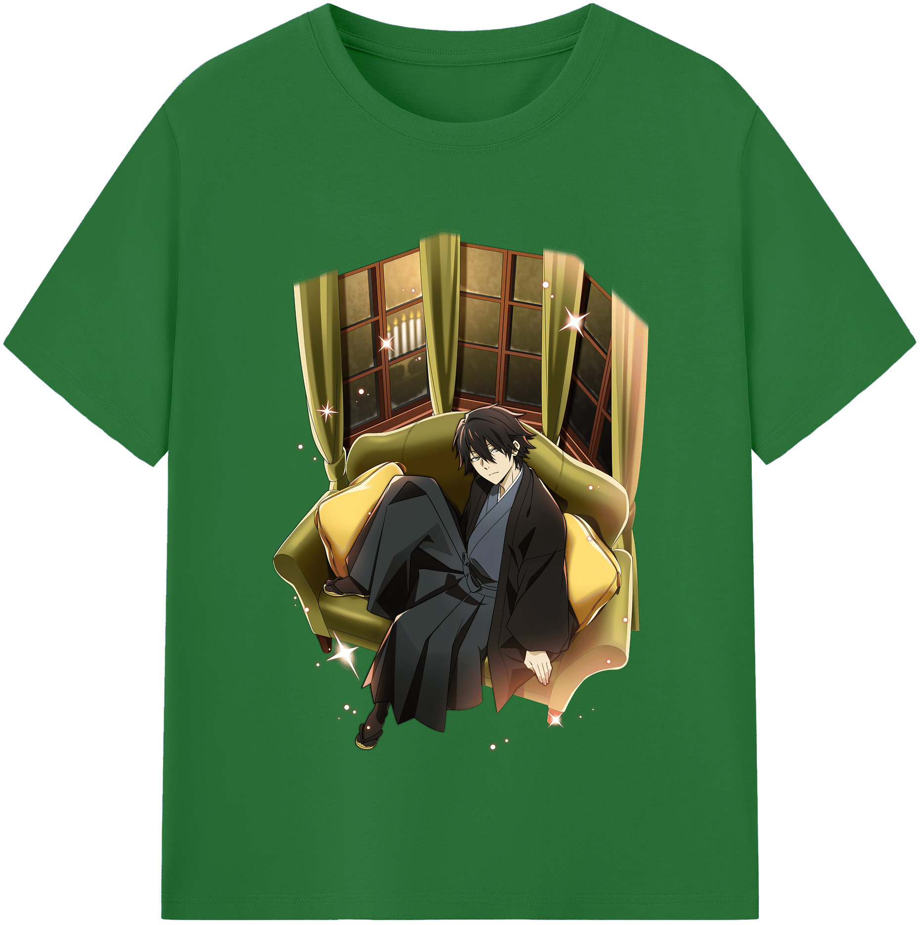 （画像用） 文豪ストレイドッグス Bungo Stray Dogs 綿100％半袖Tシャツ（フロントプリント）