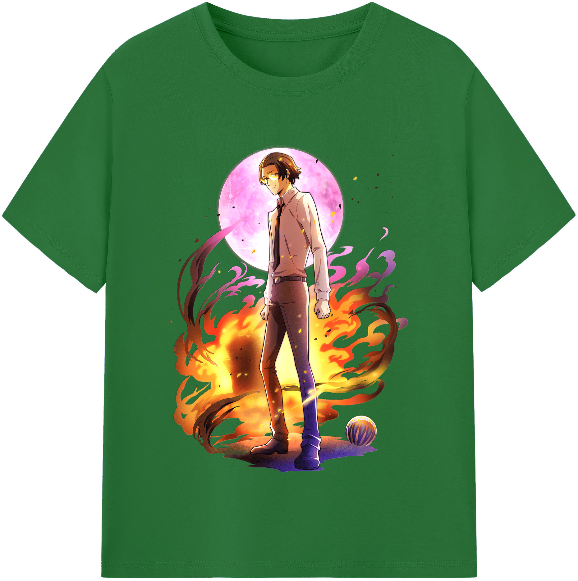 （画像用） 文豪ストレイドッグス Bungo Stray Dogs 綿100％半袖Tシャツ（フロントプリント）