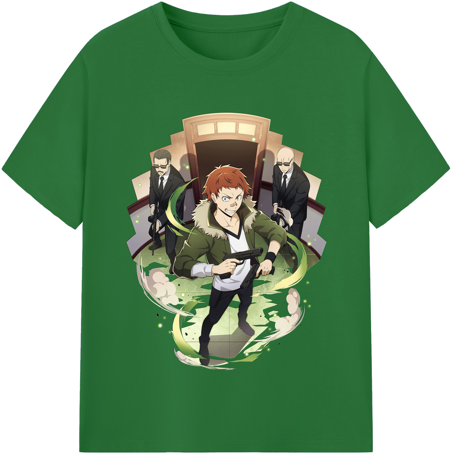 （画像用） 文豪ストレイドッグス Bungo Stray Dogs 綿100％半袖Tシャツ（フロントプリント）