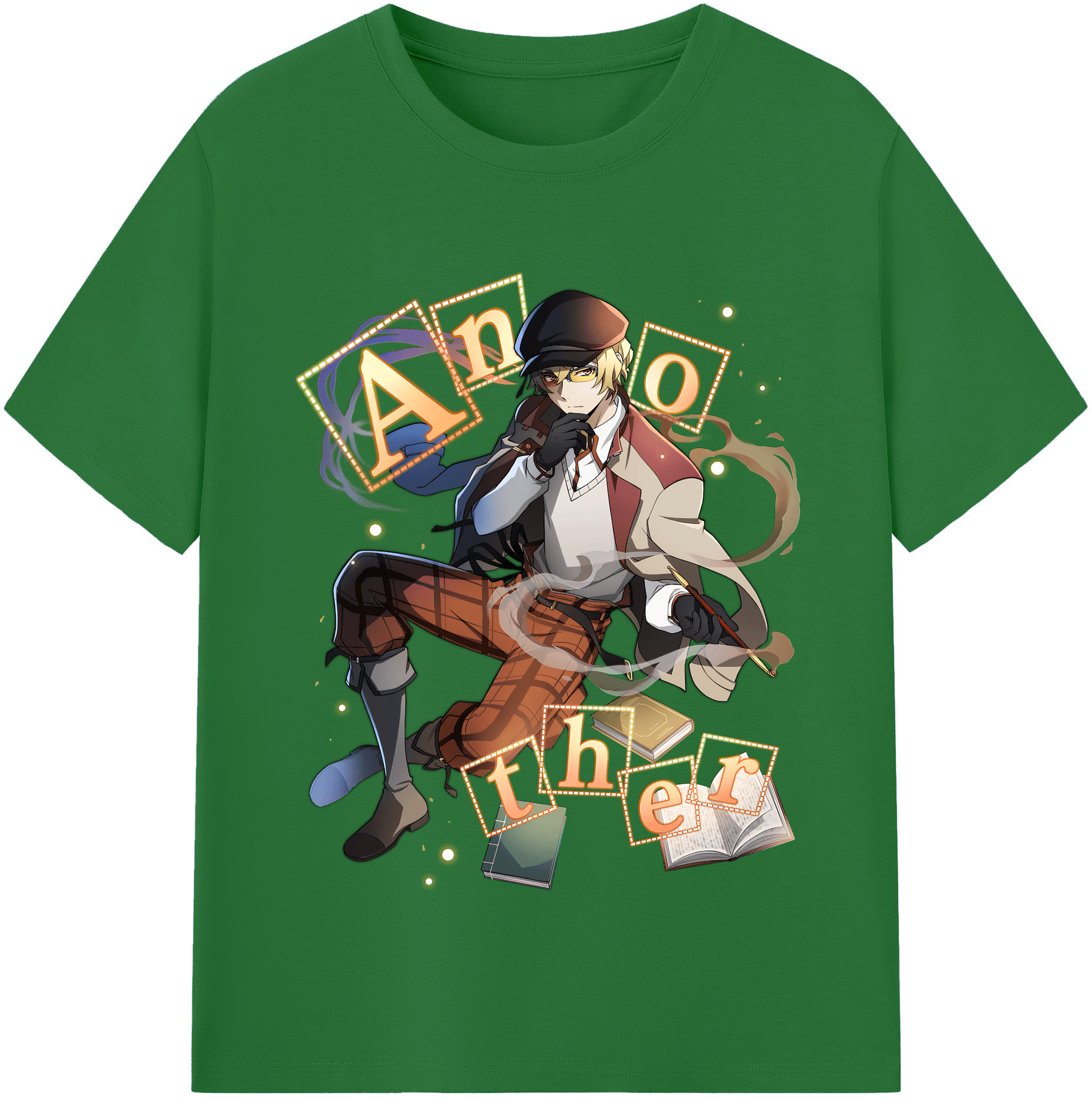 （画像用） 文豪ストレイドッグス Bungo Stray Dogs 綿100％半袖Tシャツ（フロントプリント）