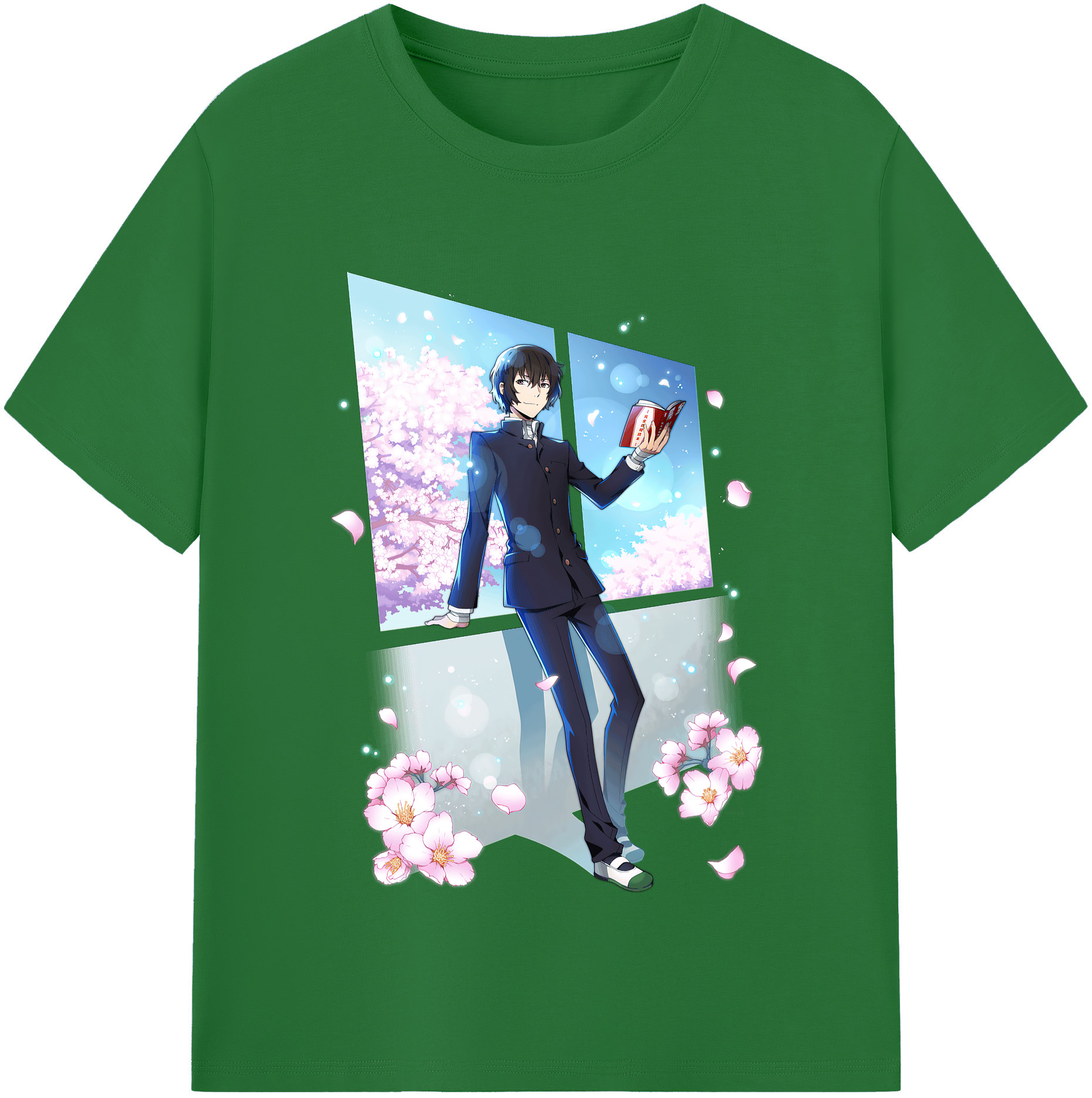 （画像用） 文豪ストレイドッグス Bungo Stray Dogs 綿100％半袖Tシャツ（フロントプリント）