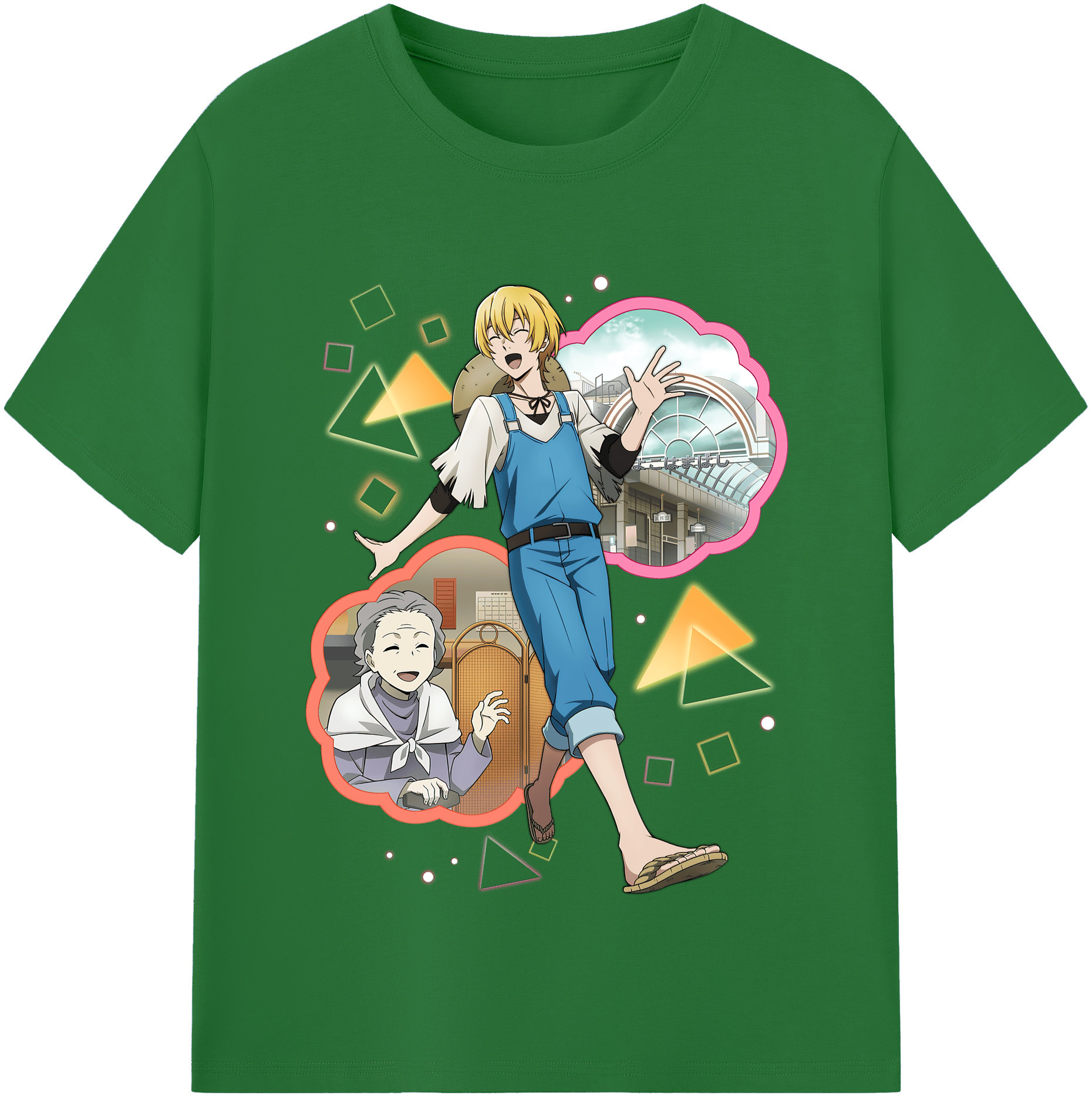 （画像用） 文豪ストレイドッグス Bungo Stray Dogs 綿100％半袖Tシャツ（フロントプリント）