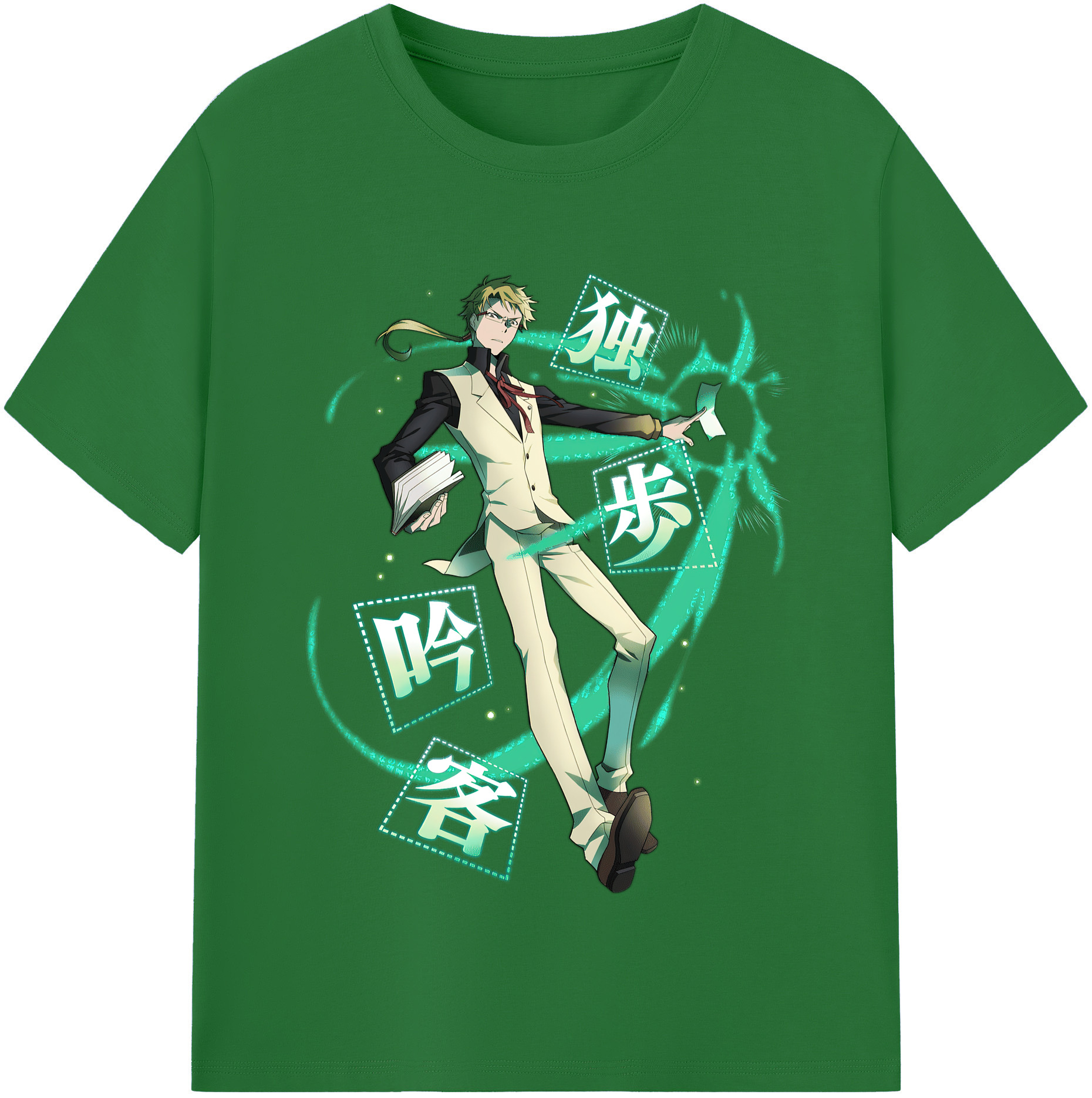 （画像用） 文豪ストレイドッグス Bungo Stray Dogs 綿100％半袖Tシャツ（フロントプリント）