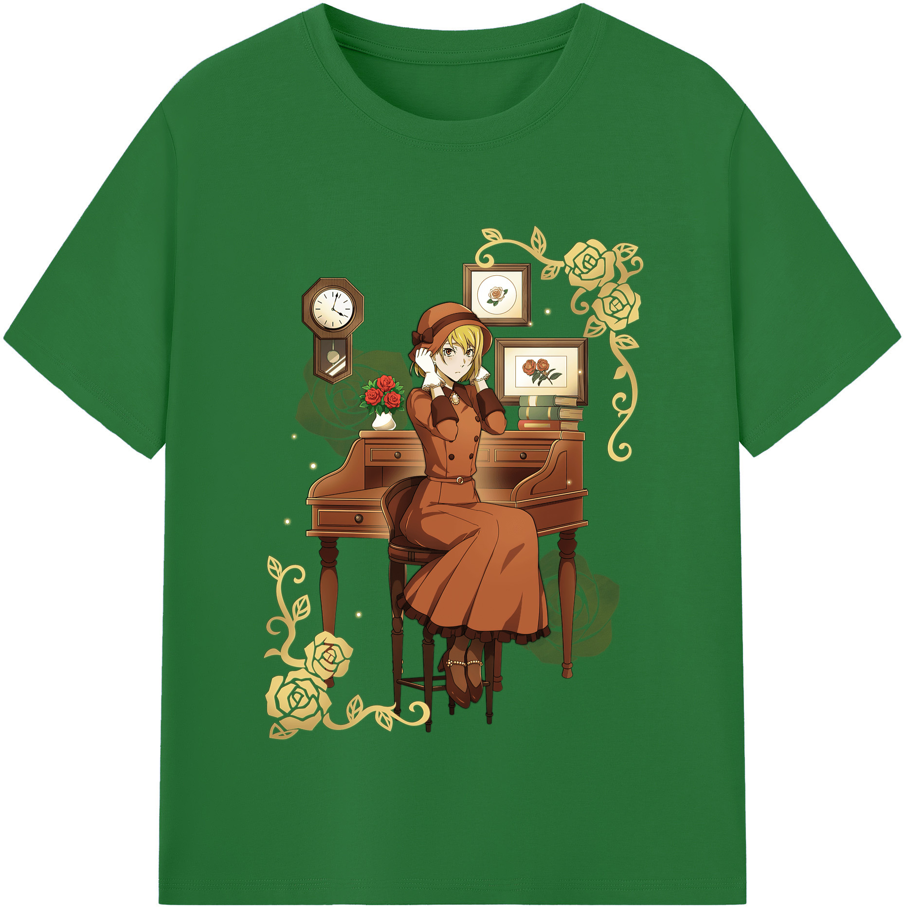 （画像用） 文豪ストレイドッグス Bungo Stray Dogs 綿100％半袖Tシャツ（フロントプリント）