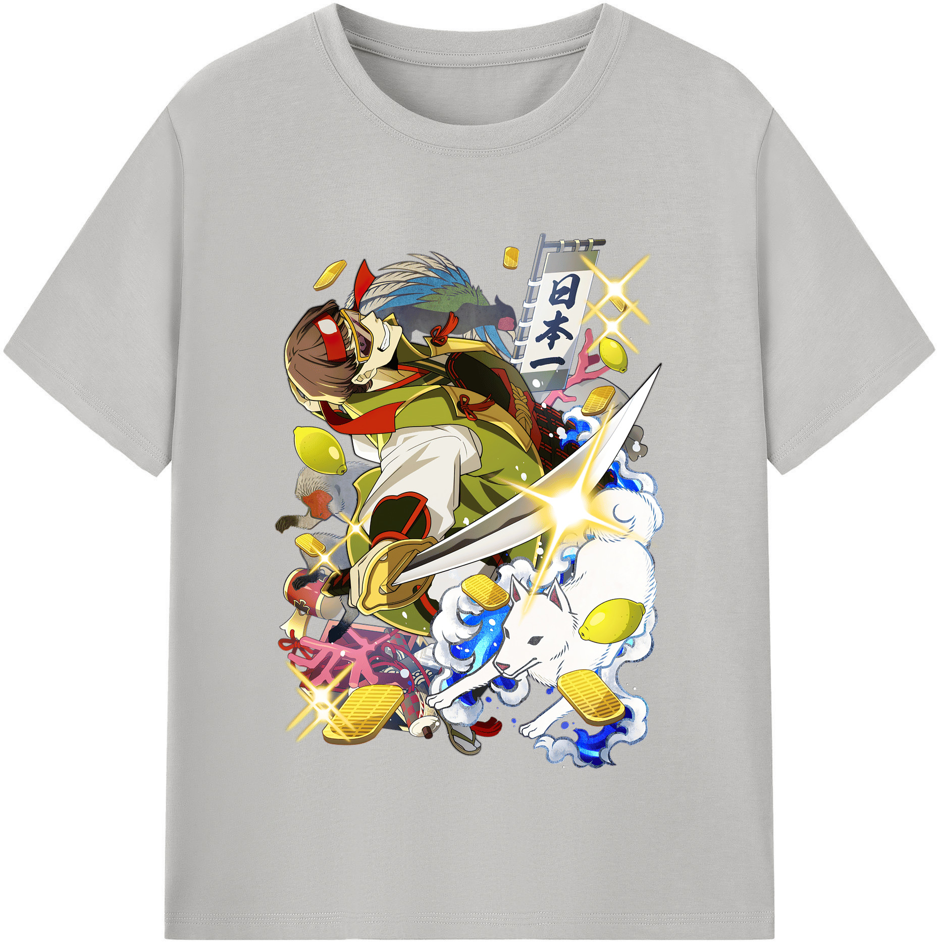 （画像用） 文豪ストレイドッグス Bungo Stray Dogs 綿100％半袖Tシャツ（フロントプリント）