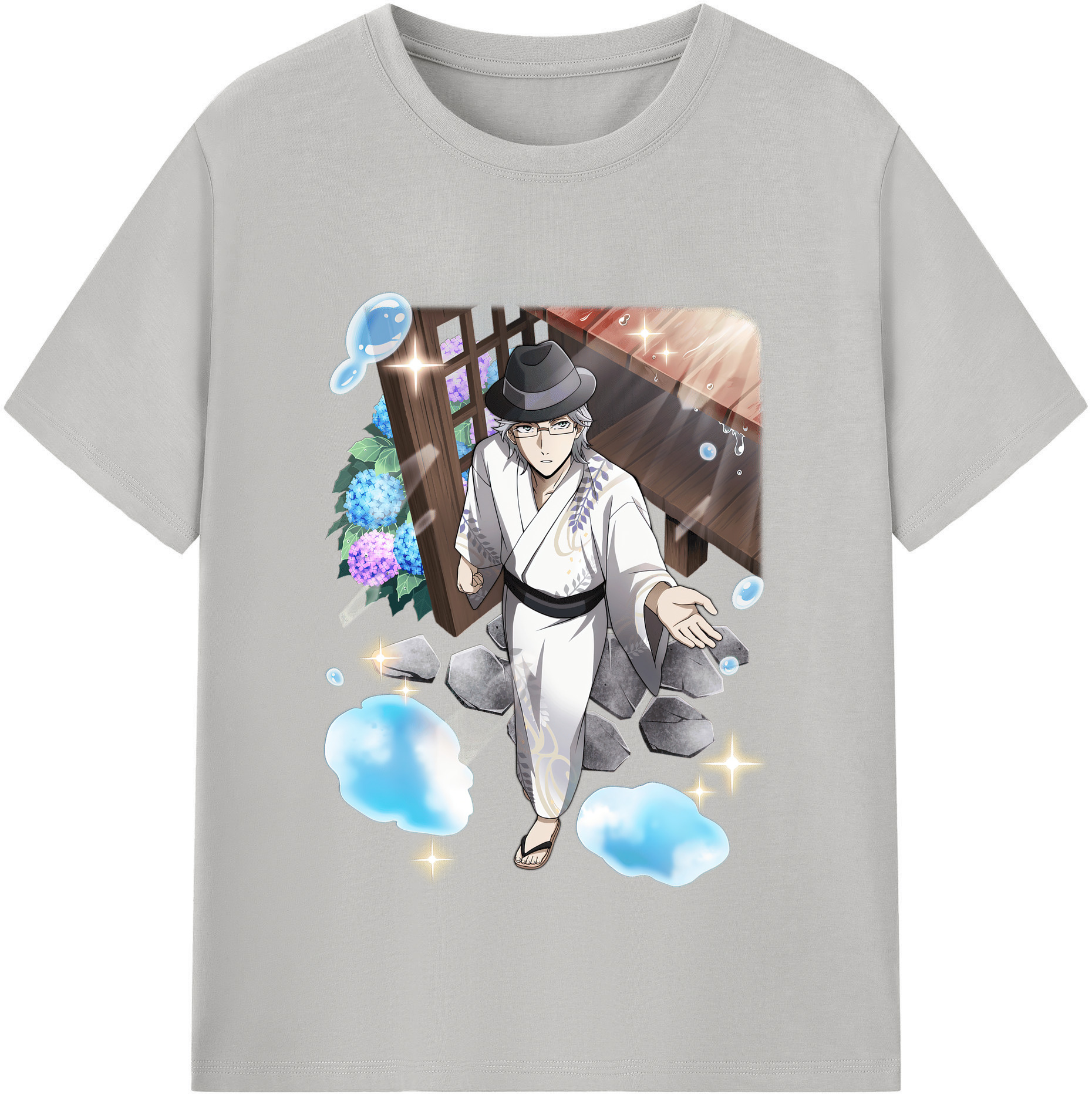 （画像用） 文豪ストレイドッグス Bungo Stray Dogs 綿100％半袖Tシャツ（フロントプリント）