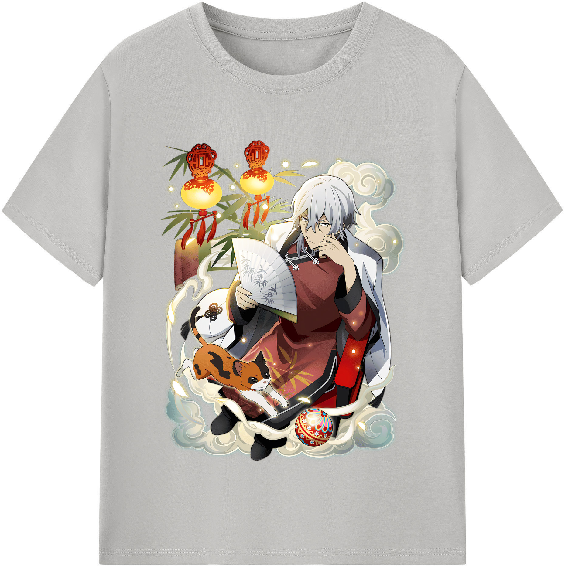 （画像用） 文豪ストレイドッグス Bungo Stray Dogs 綿100％半袖Tシャツ（フロントプリント）