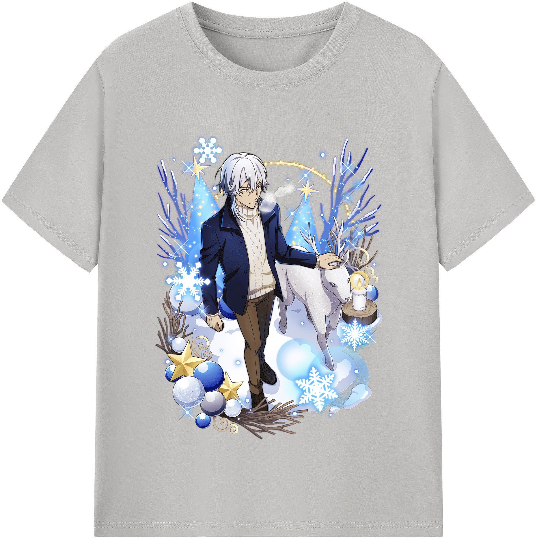 （画像用） 文豪ストレイドッグス Bungo Stray Dogs 綿100％半袖Tシャツ（フロントプリント）