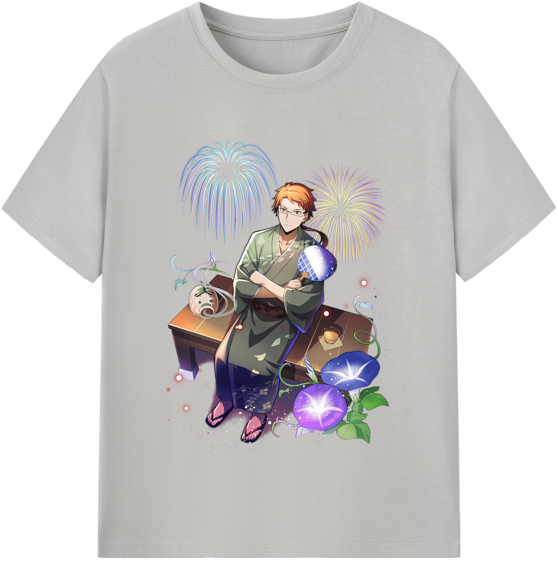 （画像用） 文豪ストレイドッグス Bungo Stray Dogs 綿100％半袖Tシャツ（フロントプリント）