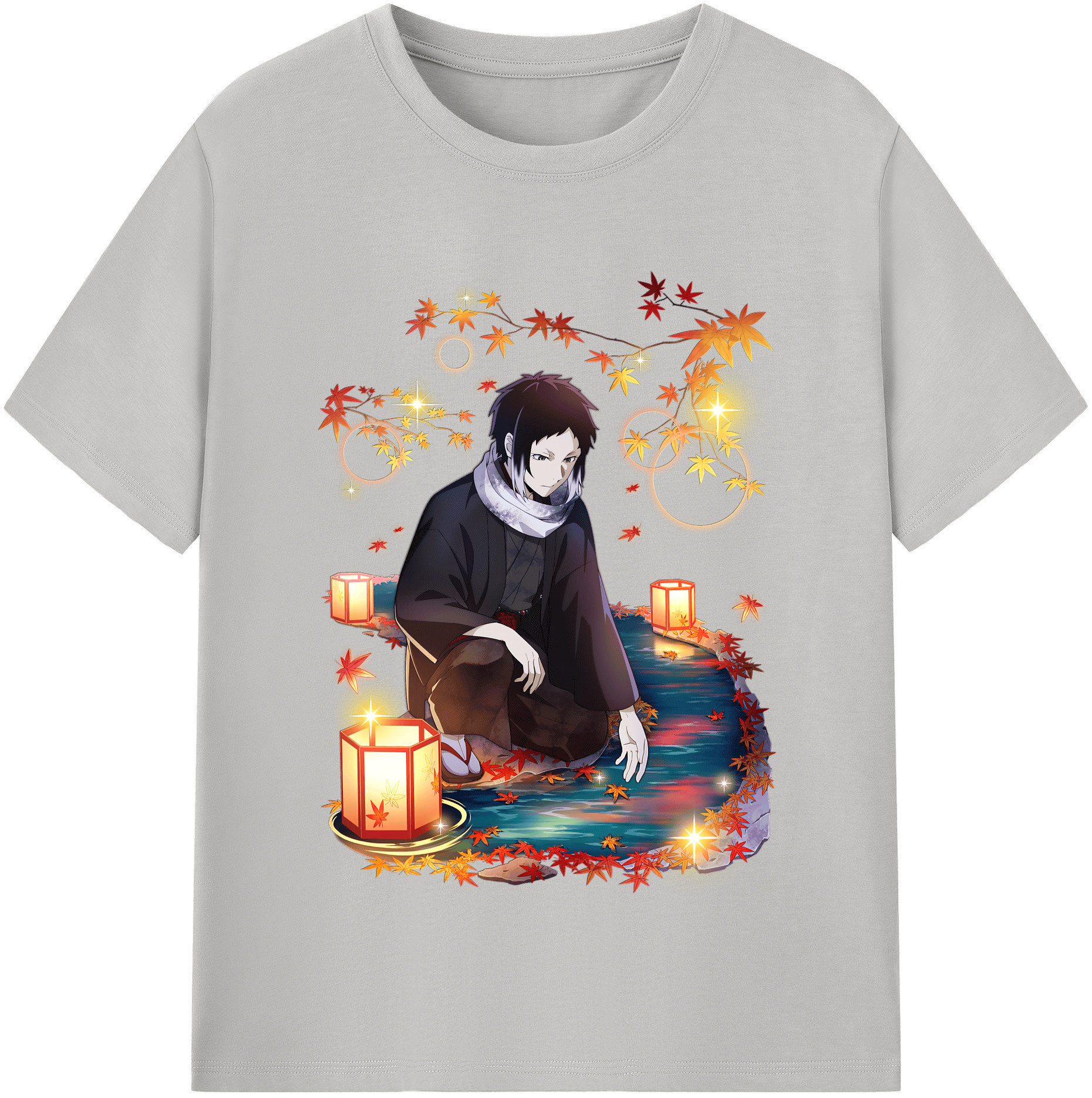 （画像用） 文豪ストレイドッグス Bungo Stray Dogs 綿100％半袖Tシャツ（フロントプリント）
