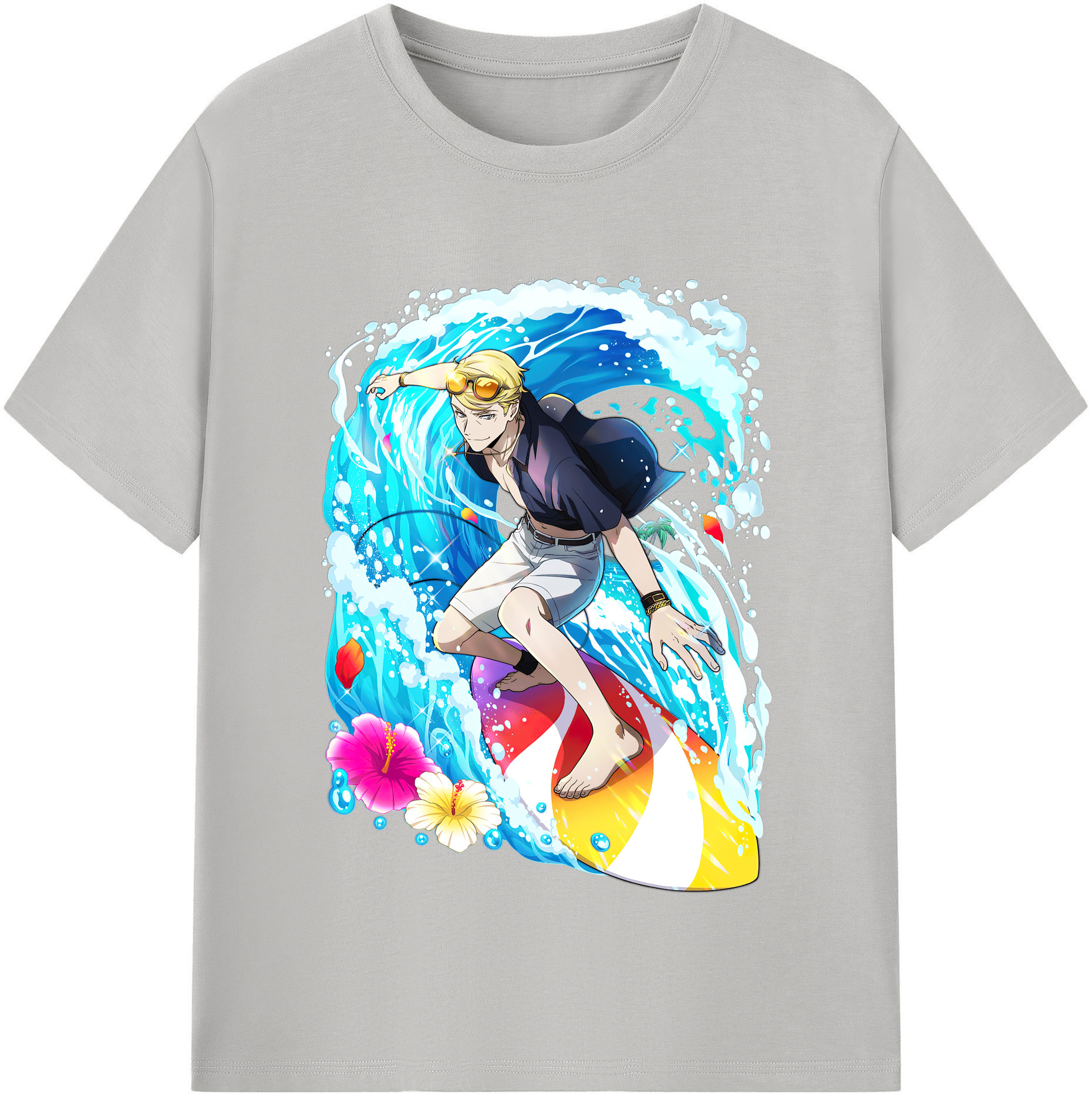 （画像用） 文豪ストレイドッグス Bungo Stray Dogs 綿100％半袖Tシャツ（フロントプリント）