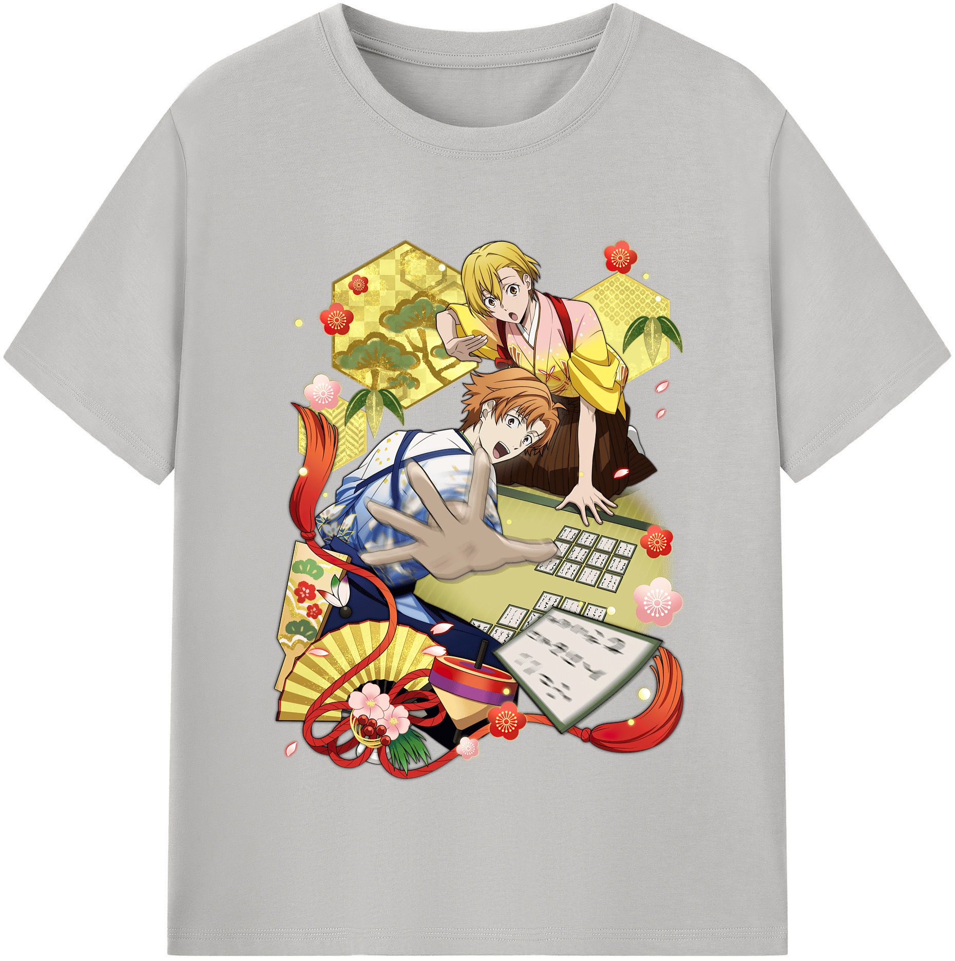 （画像用） 文豪ストレイドッグス Bungo Stray Dogs 綿100％半袖Tシャツ（フロントプリント）