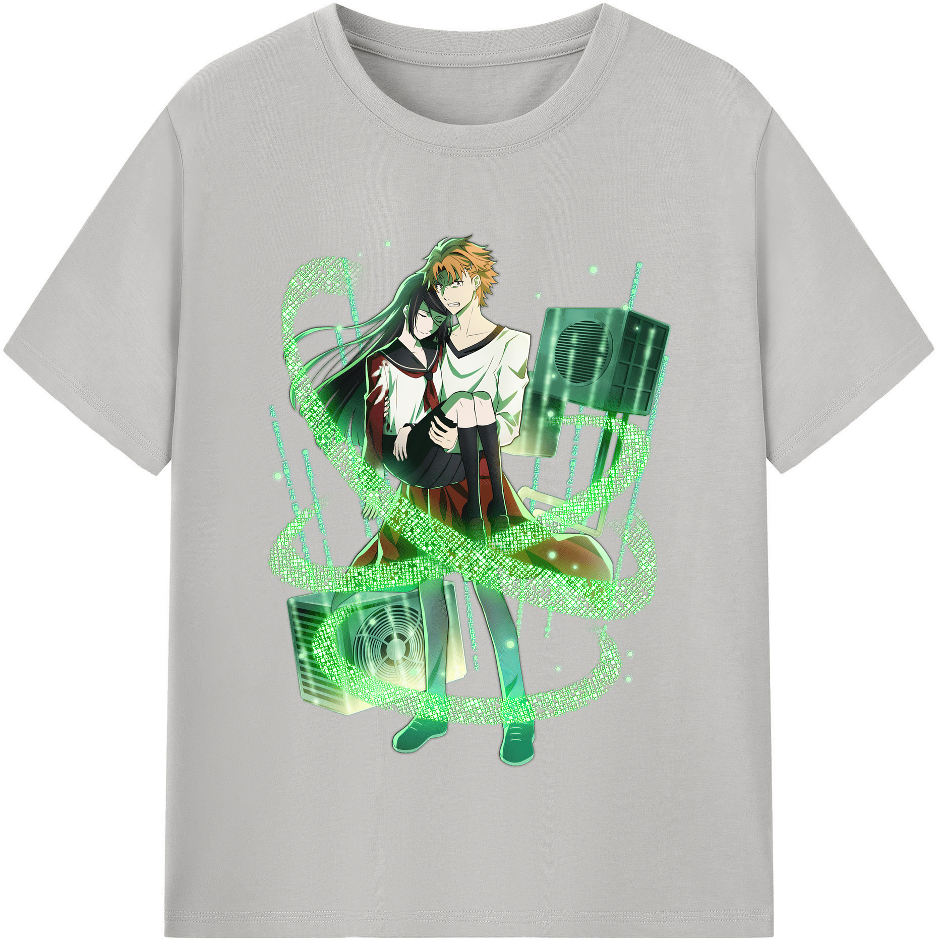 （画像用） 文豪ストレイドッグス Bungo Stray Dogs 綿100％半袖Tシャツ（フロントプリント）