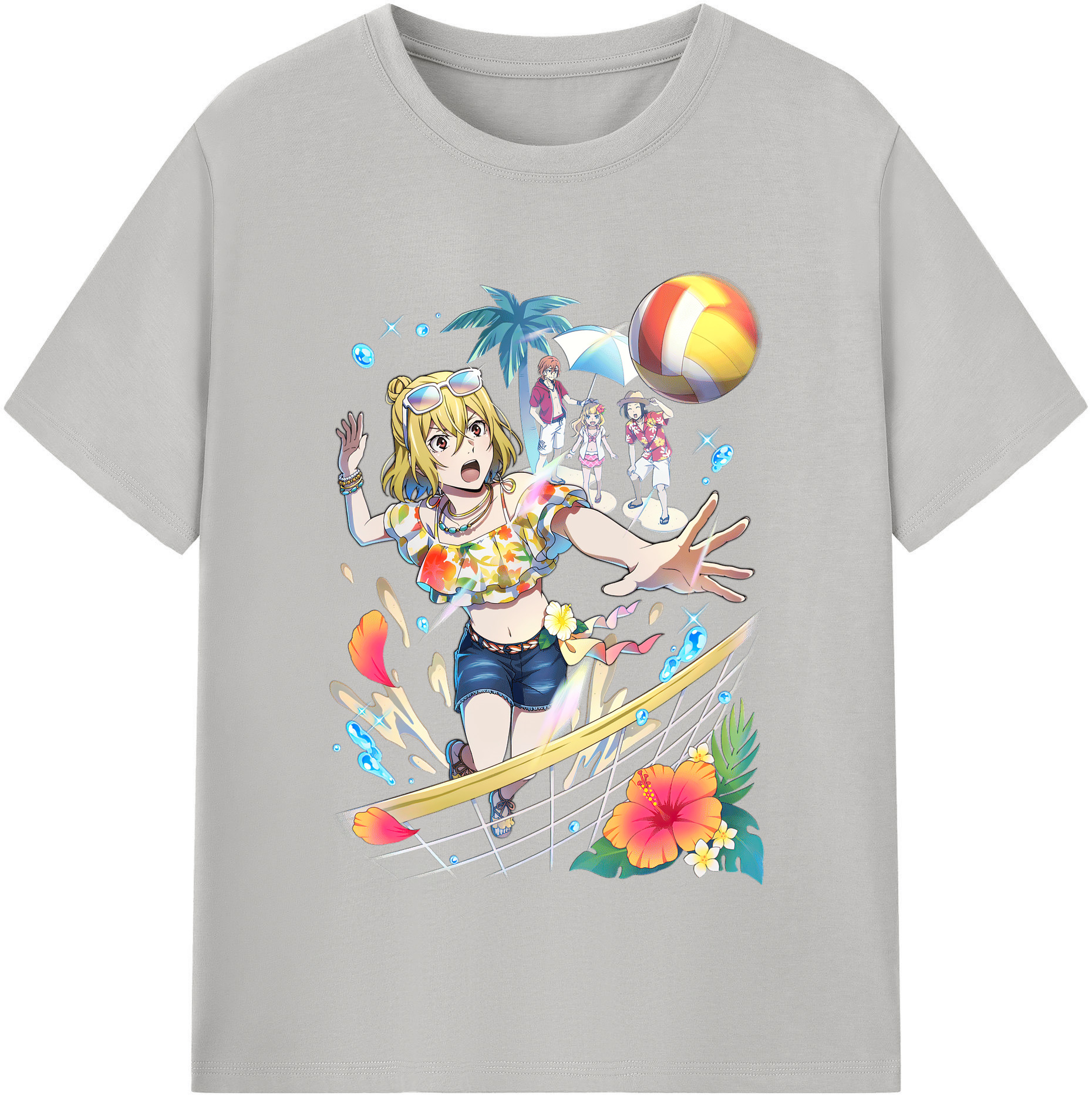 （画像用） 文豪ストレイドッグス Bungo Stray Dogs 綿100％半袖Tシャツ（フロントプリント）