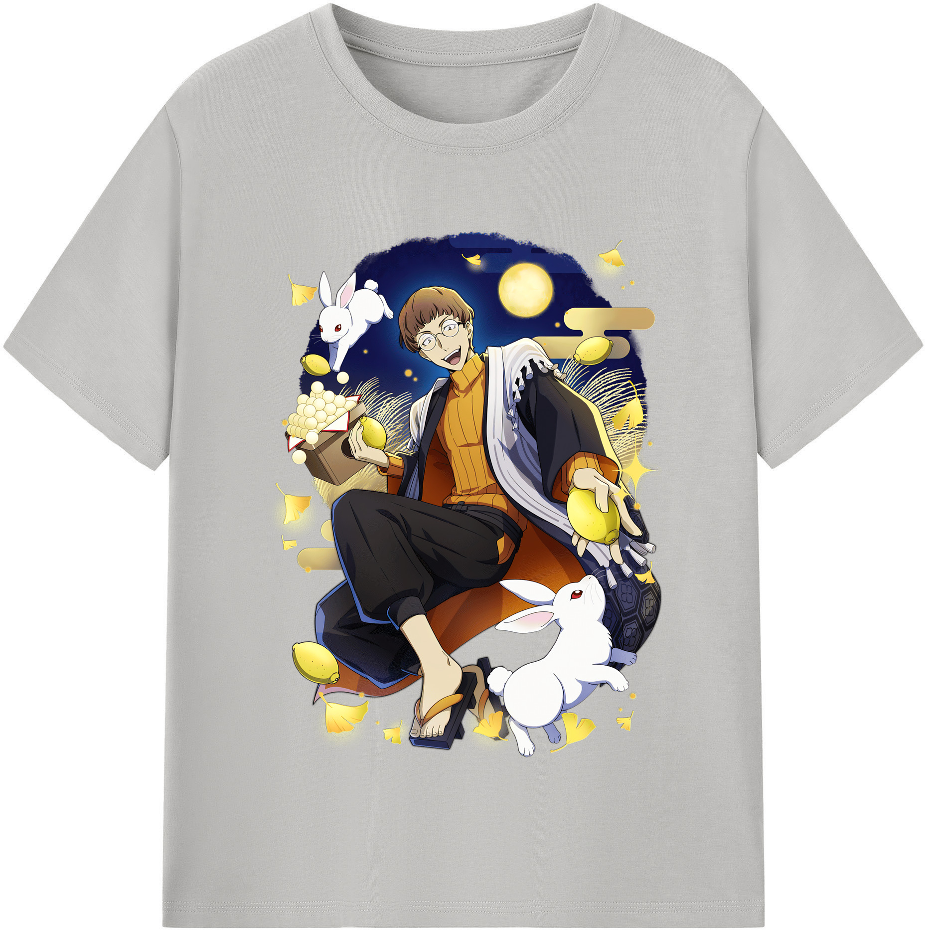 （画像用） 文豪ストレイドッグス Bungo Stray Dogs 綿100％半袖Tシャツ（フロントプリント）