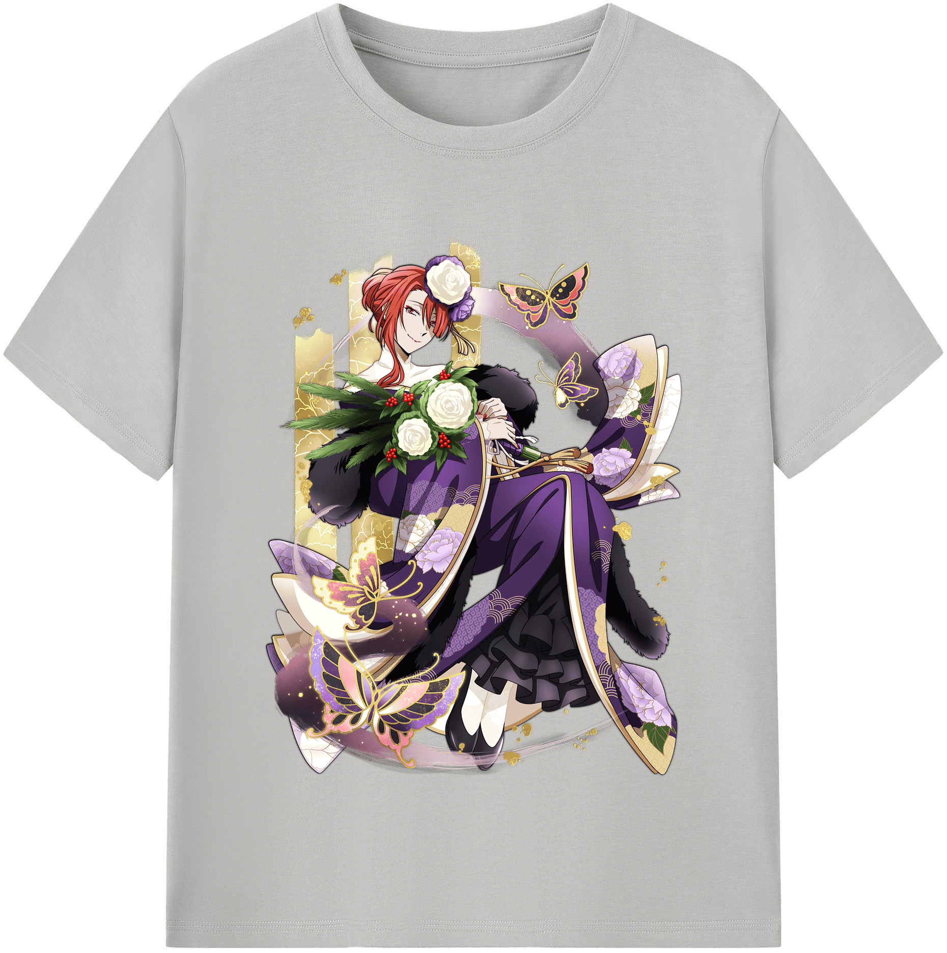 （画像用） 文豪ストレイドッグス Bungo Stray Dogs 綿100％半袖Tシャツ（フロントプリント）