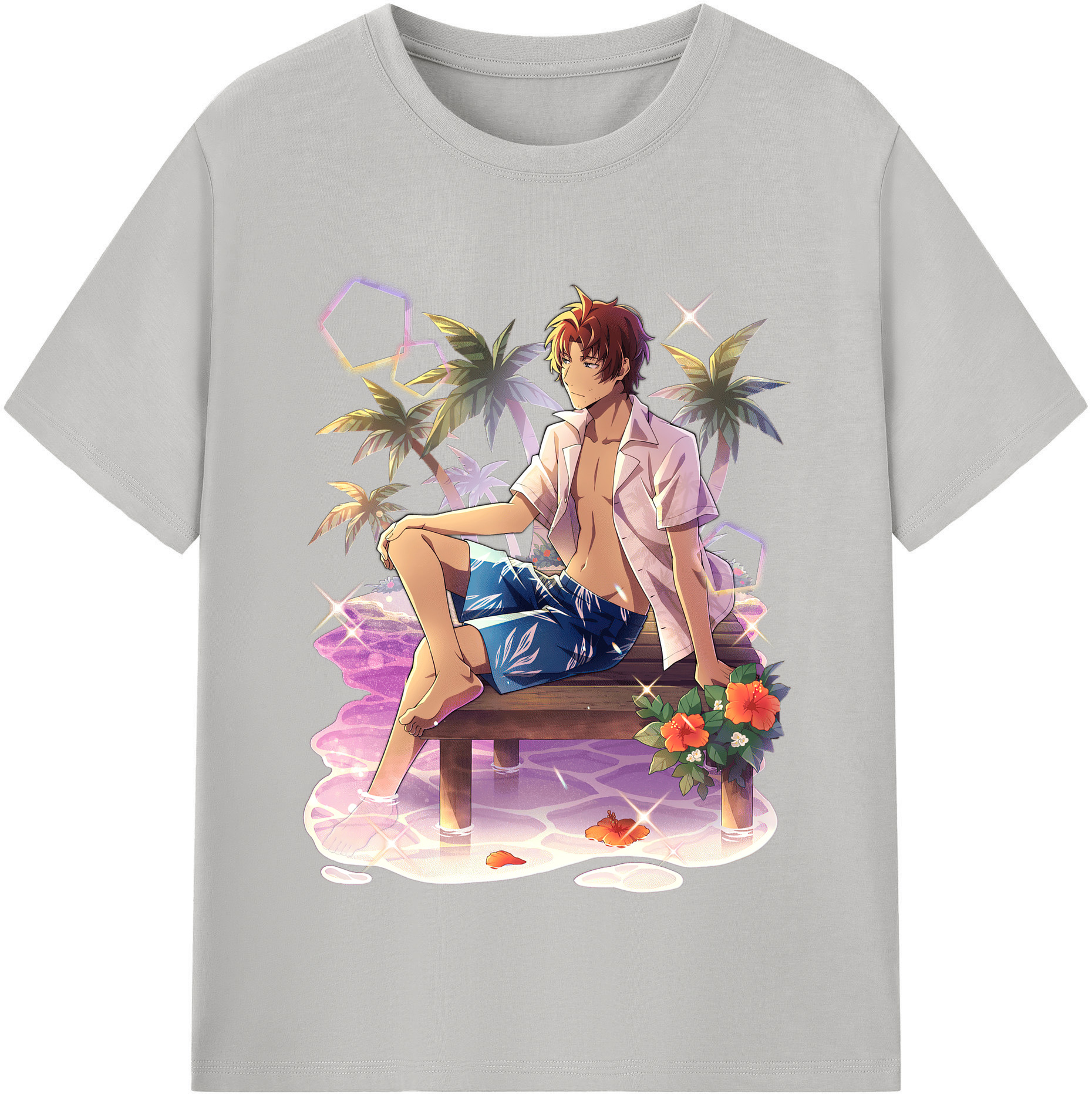 （画像用） 文豪ストレイドッグス Bungo Stray Dogs 綿100％半袖Tシャツ（フロントプリント）