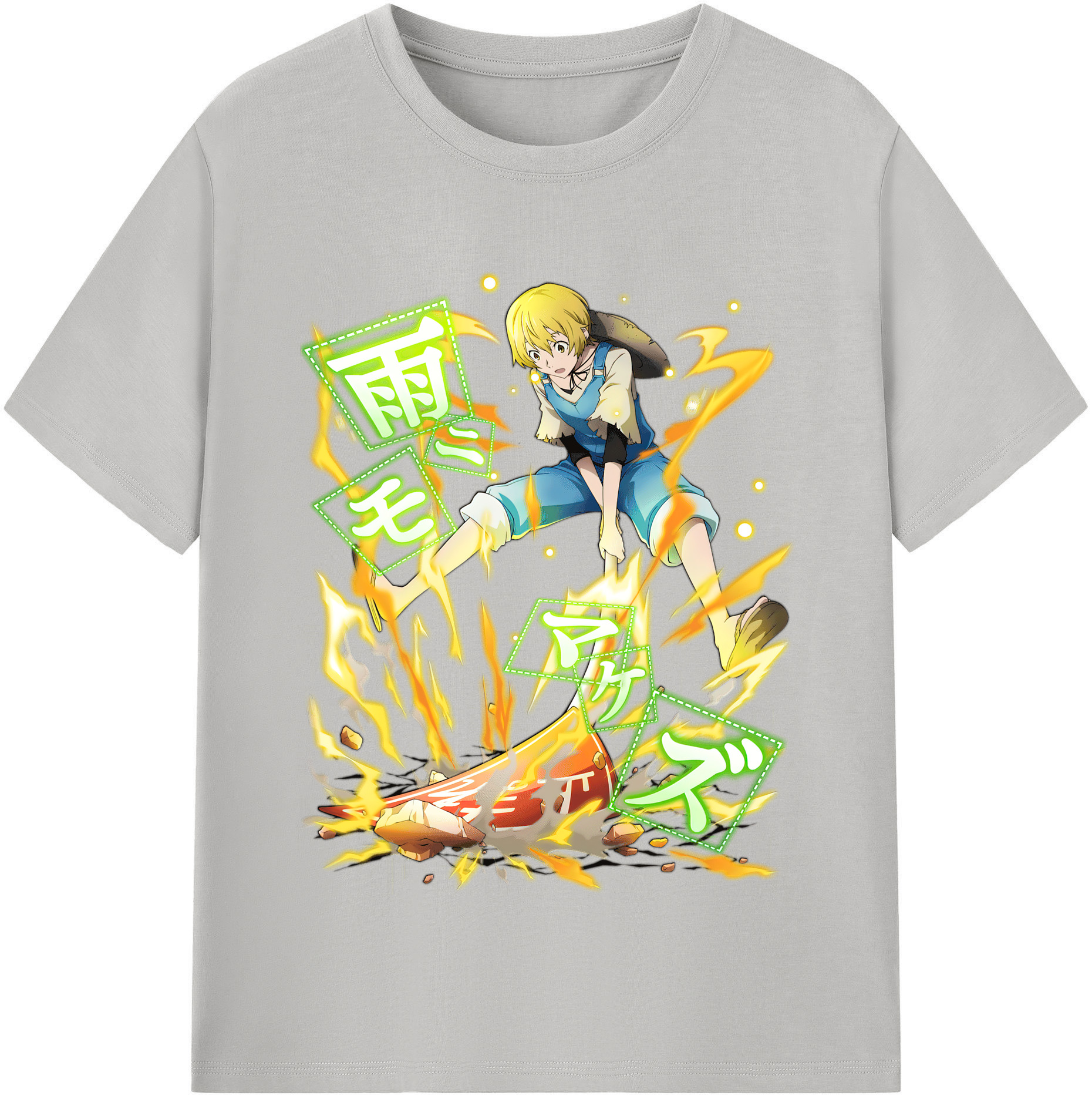（画像用） 文豪ストレイドッグス Bungo Stray Dogs 綿100％半袖Tシャツ（フロントプリント）