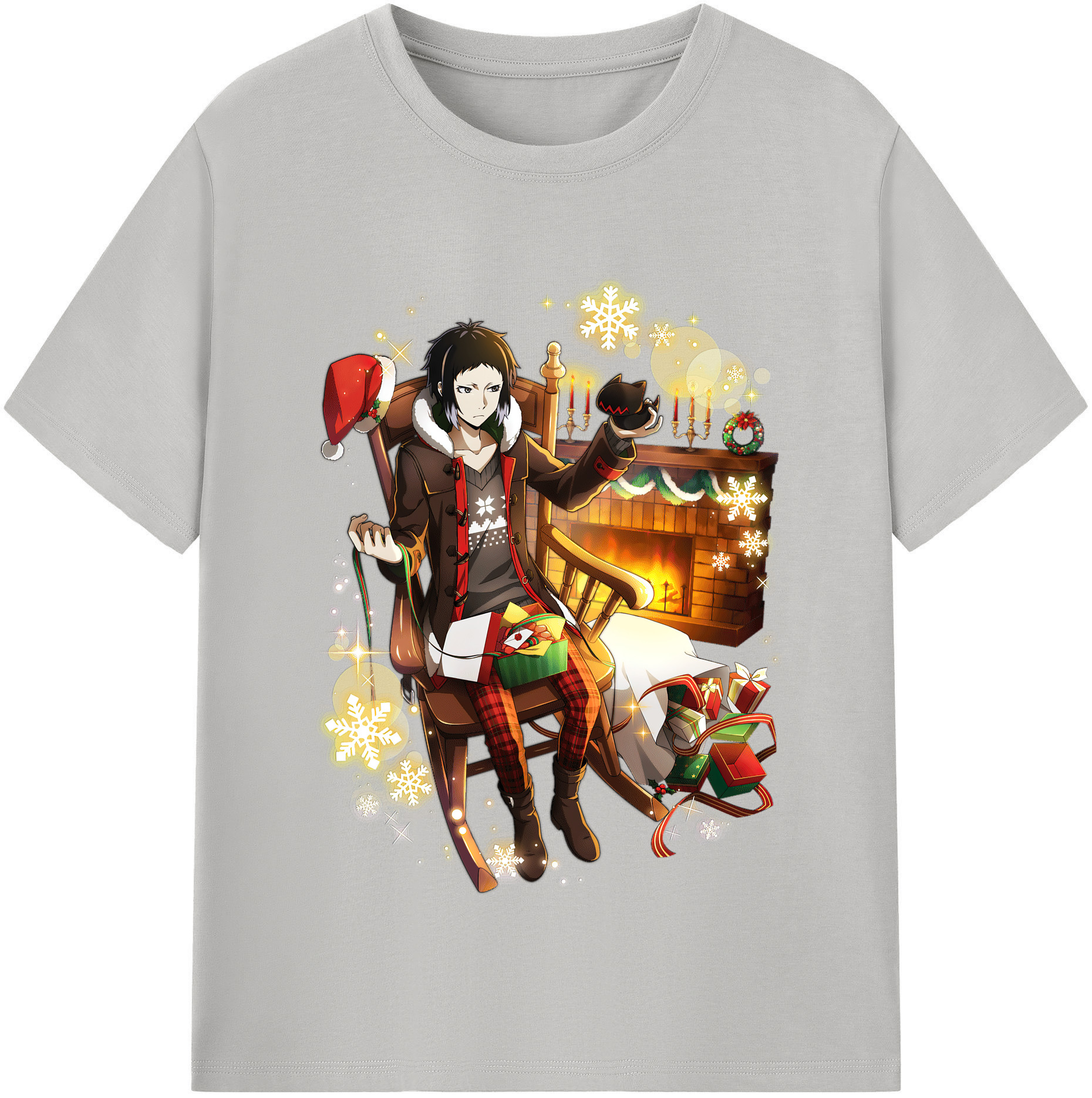 （画像用） 文豪ストレイドッグス Bungo Stray Dogs 綿100％半袖Tシャツ（フロントプリント）