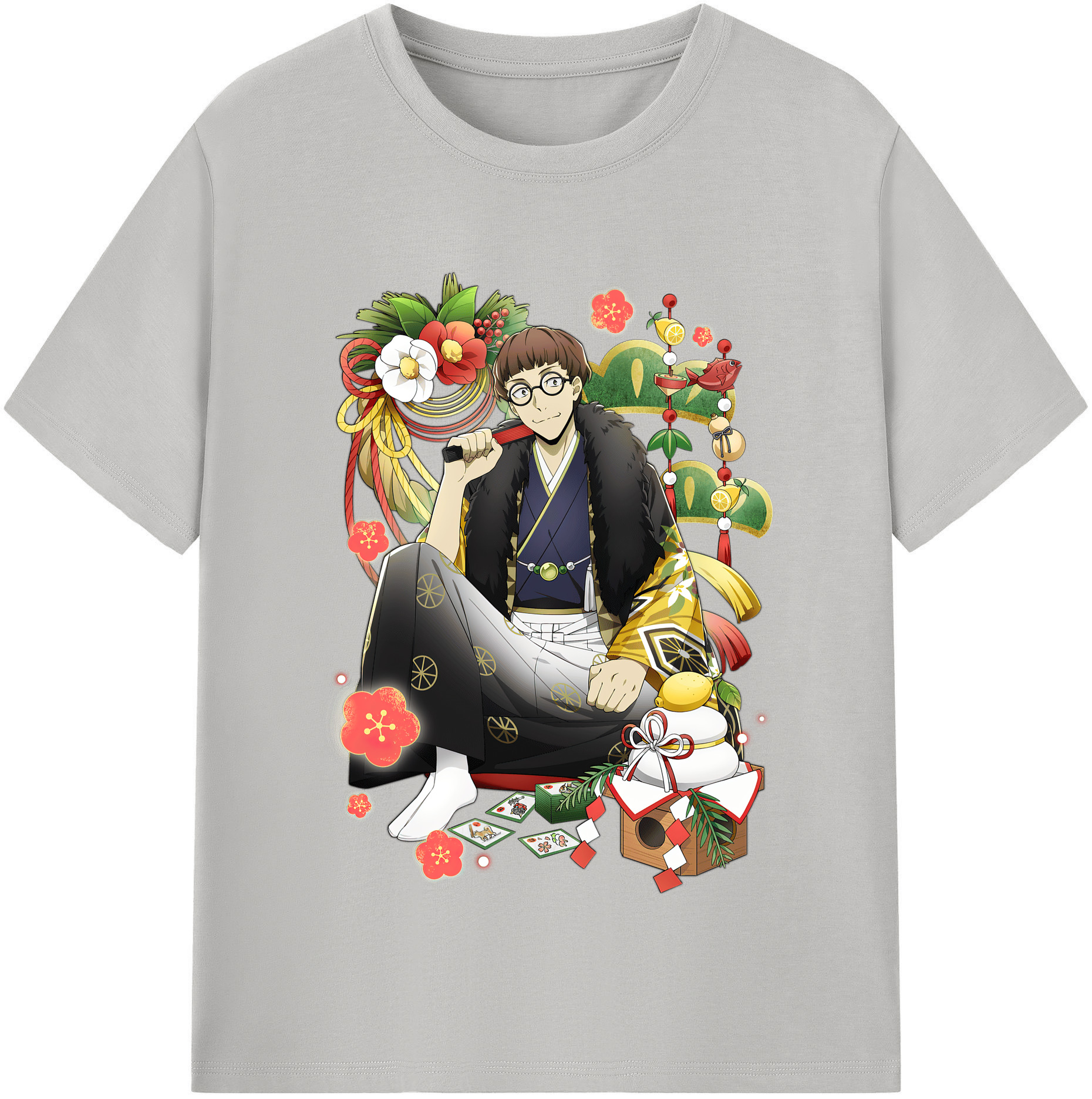 （画像用） 文豪ストレイドッグス Bungo Stray Dogs 綿100％半袖Tシャツ（フロントプリント）