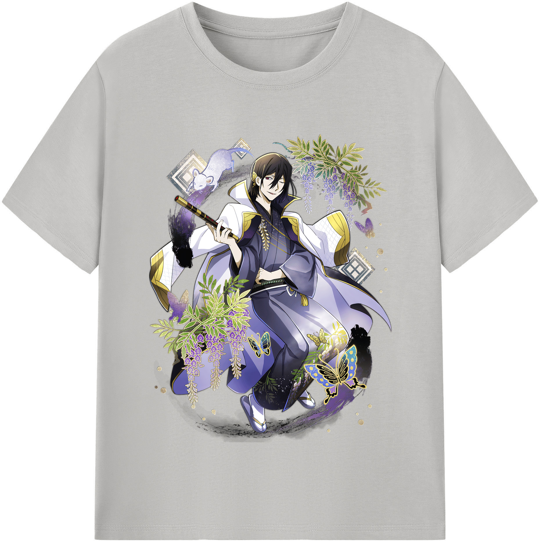 （画像用） 文豪ストレイドッグス Bungo Stray Dogs 綿100％半袖Tシャツ（フロントプリント）