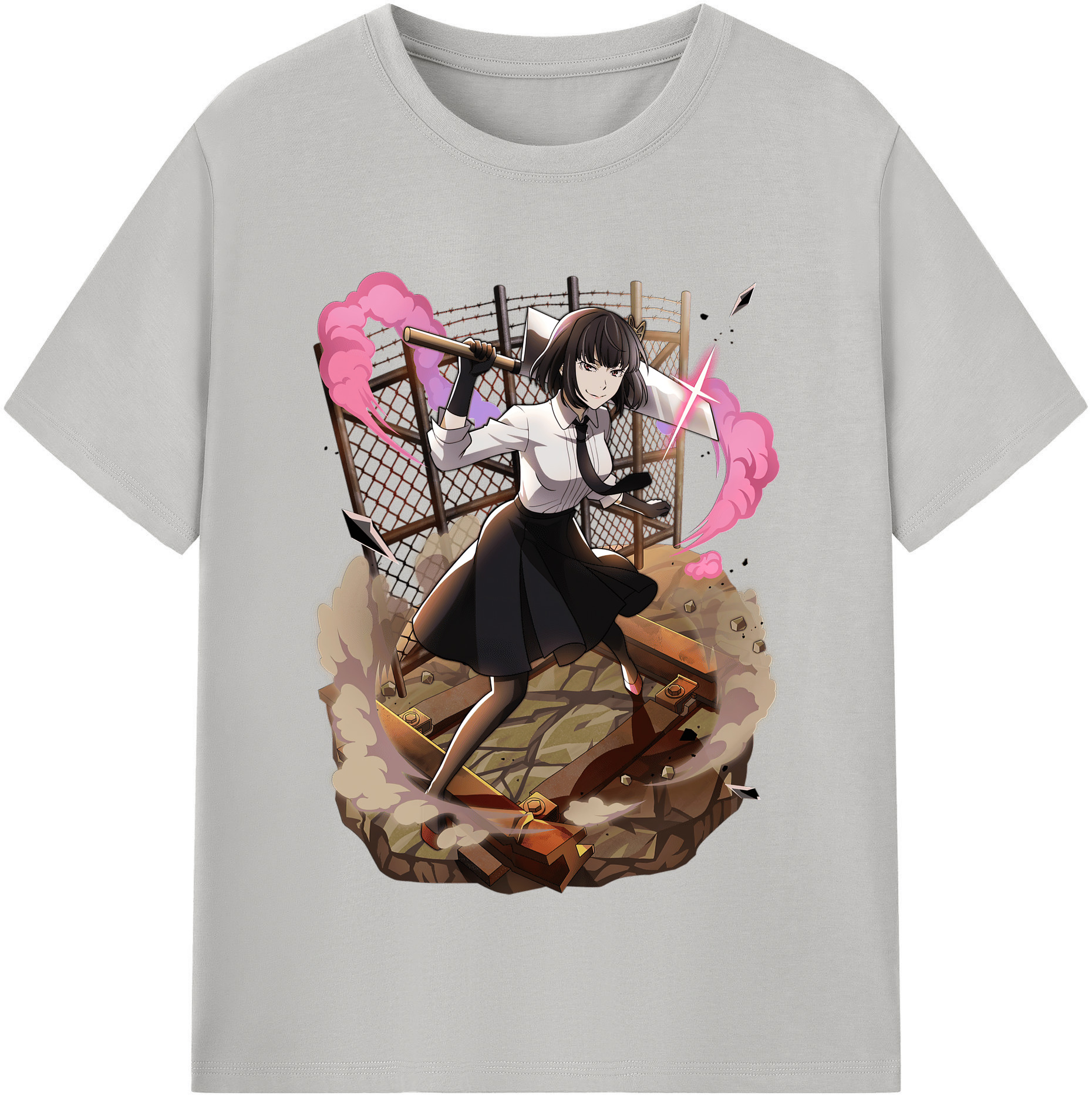 （画像用） 文豪ストレイドッグス Bungo Stray Dogs 綿100％半袖Tシャツ（フロントプリント）
