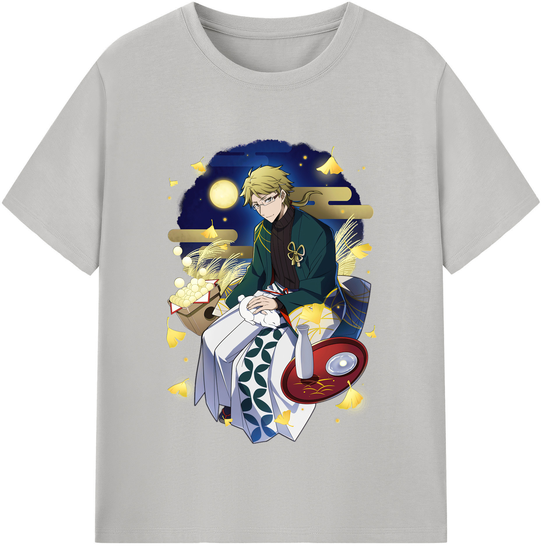 （画像用） 文豪ストレイドッグス Bungo Stray Dogs 綿100％半袖Tシャツ（フロントプリント）