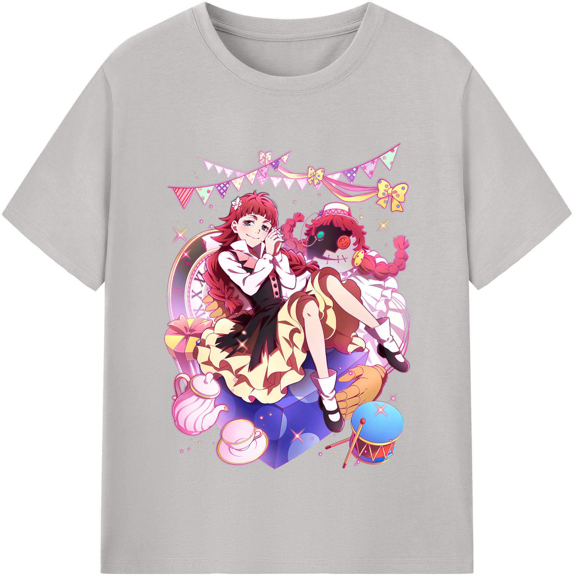 （画像用） 文豪ストレイドッグス Bungo Stray Dogs 綿100％半袖Tシャツ（フロントプリント）