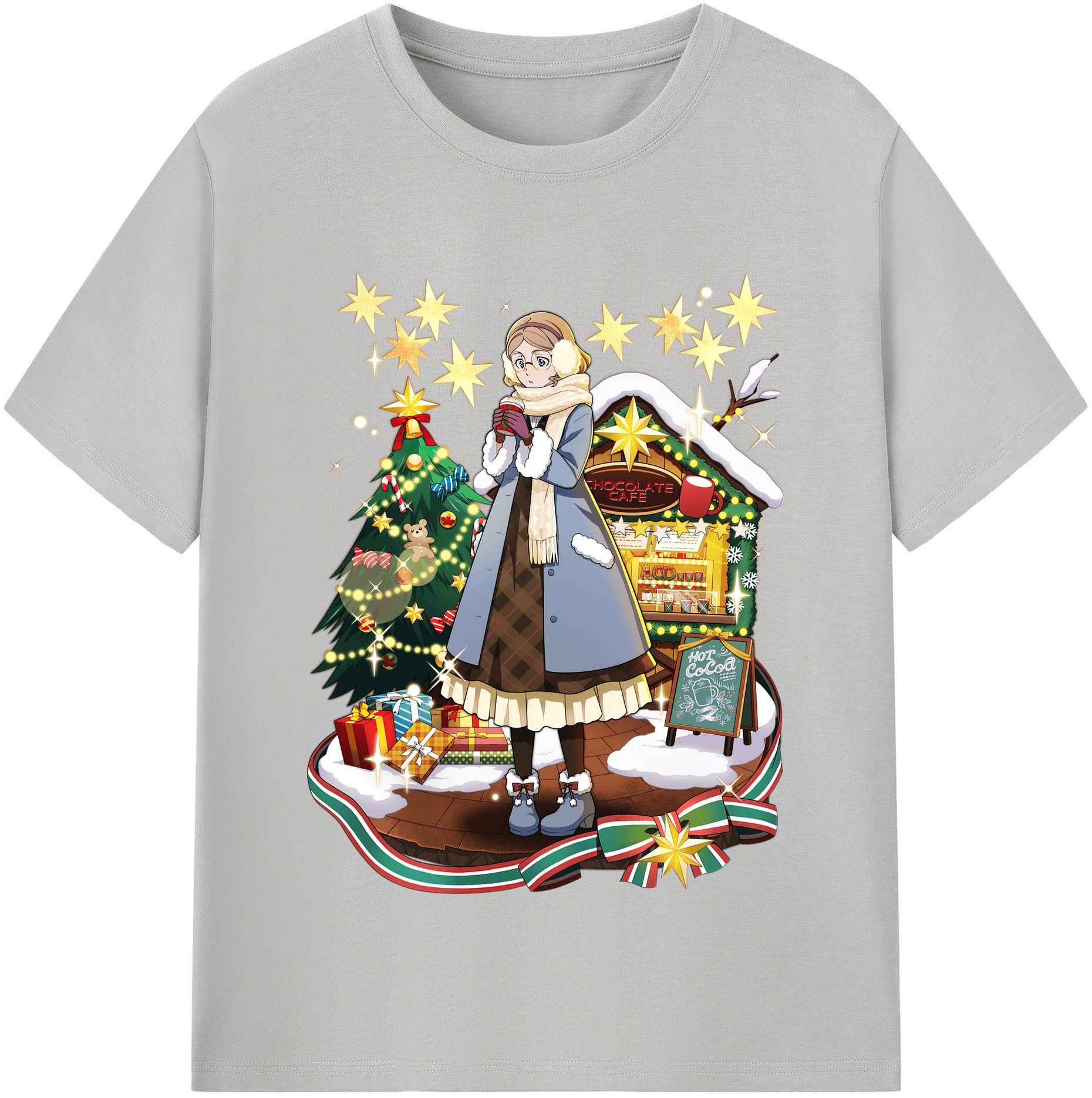 （画像用） 文豪ストレイドッグス Bungo Stray Dogs 綿100％半袖Tシャツ（フロントプリント）