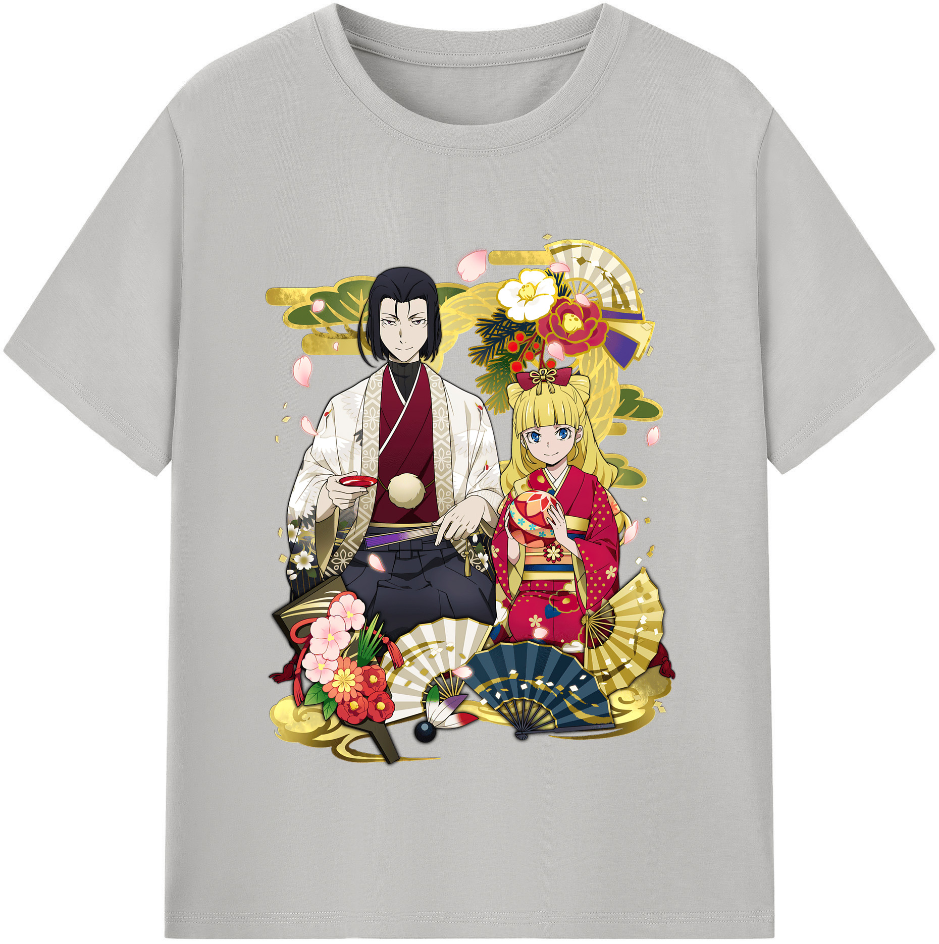（画像用） 文豪ストレイドッグス Bungo Stray Dogs 綿100％半袖Tシャツ（フロントプリント）