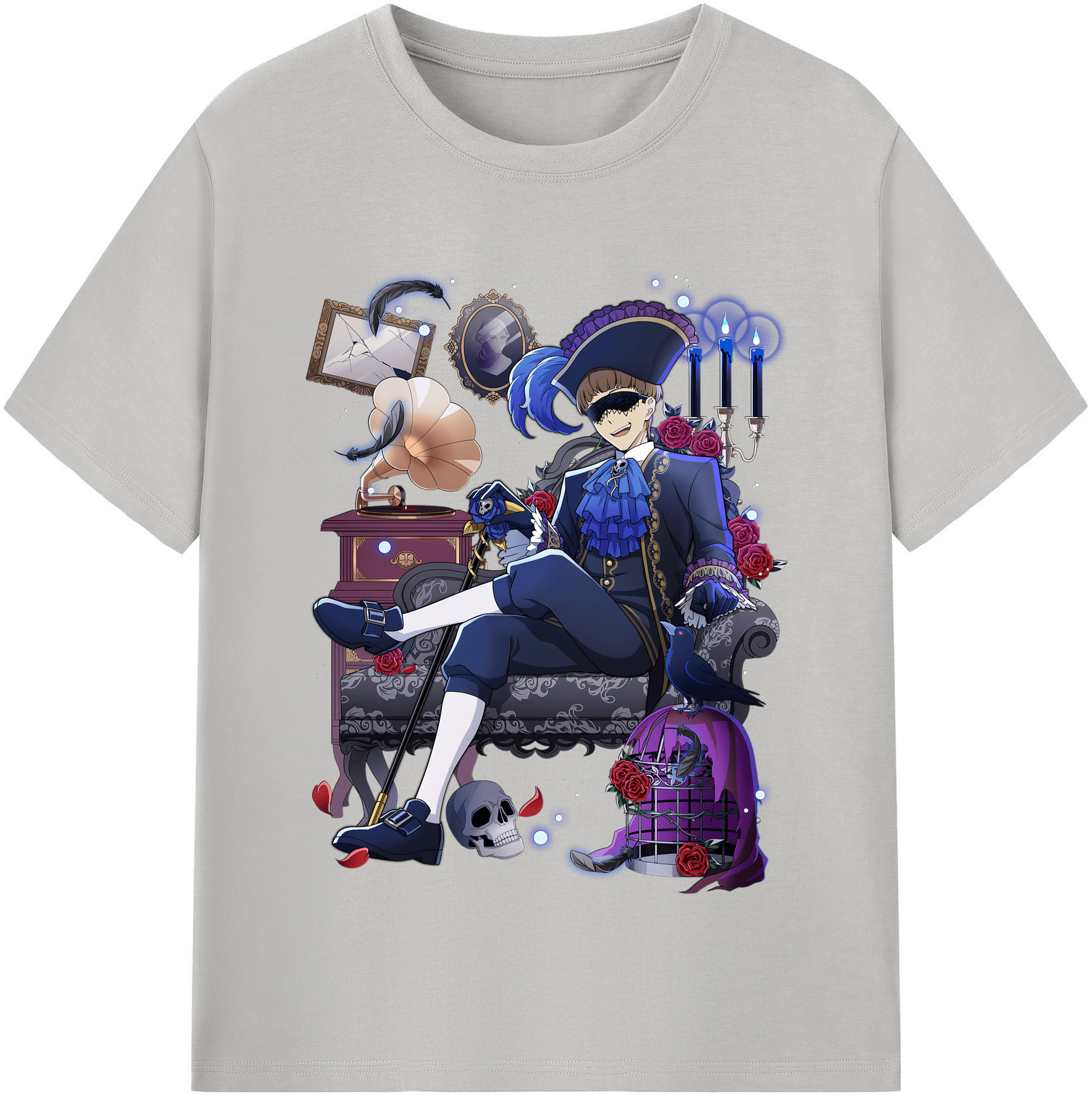 （画像用） 文豪ストレイドッグス Bungo Stray Dogs 綿100％半袖Tシャツ（フロントプリント）